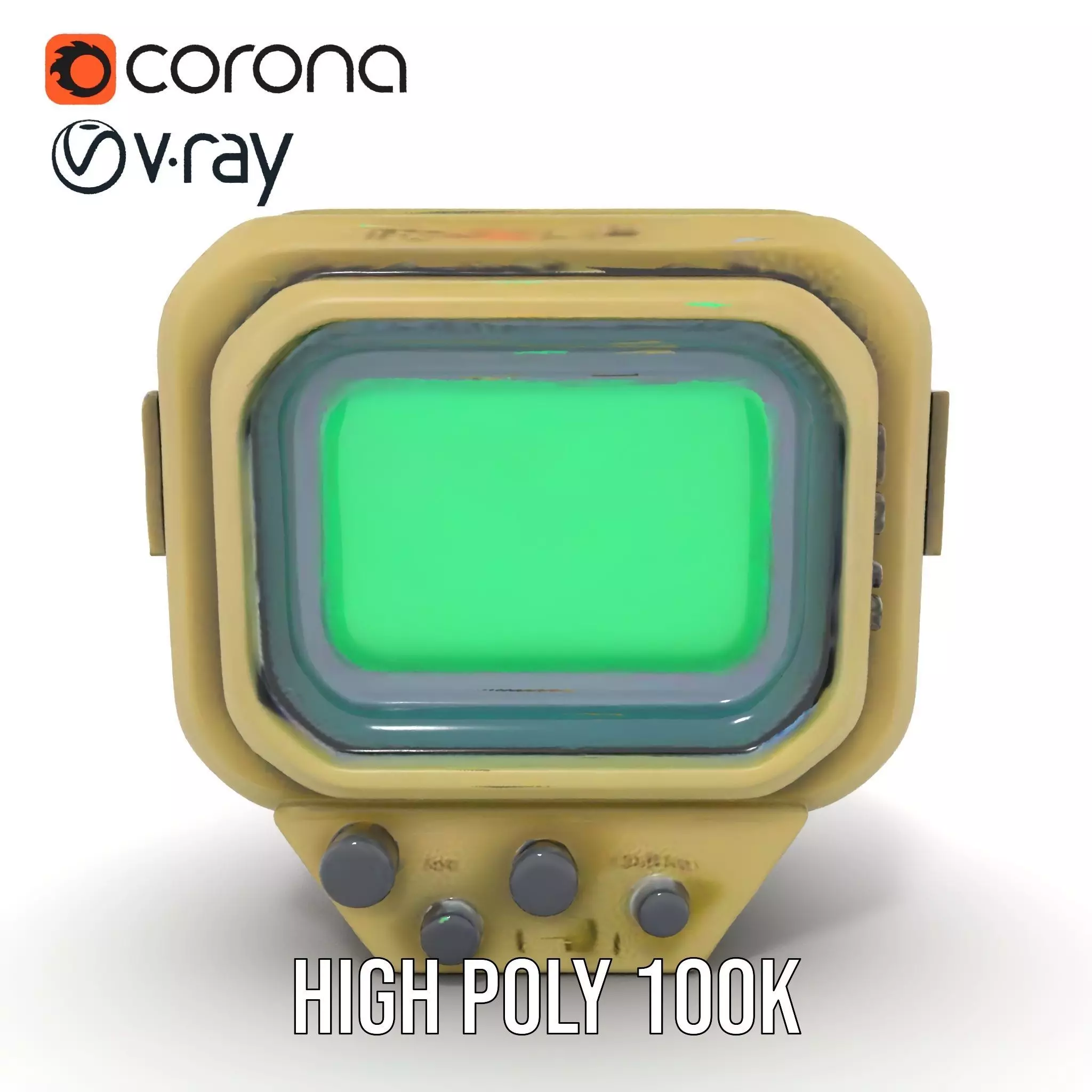 Futuristic Wearable Device Model Pack Low-poly 3D model_18