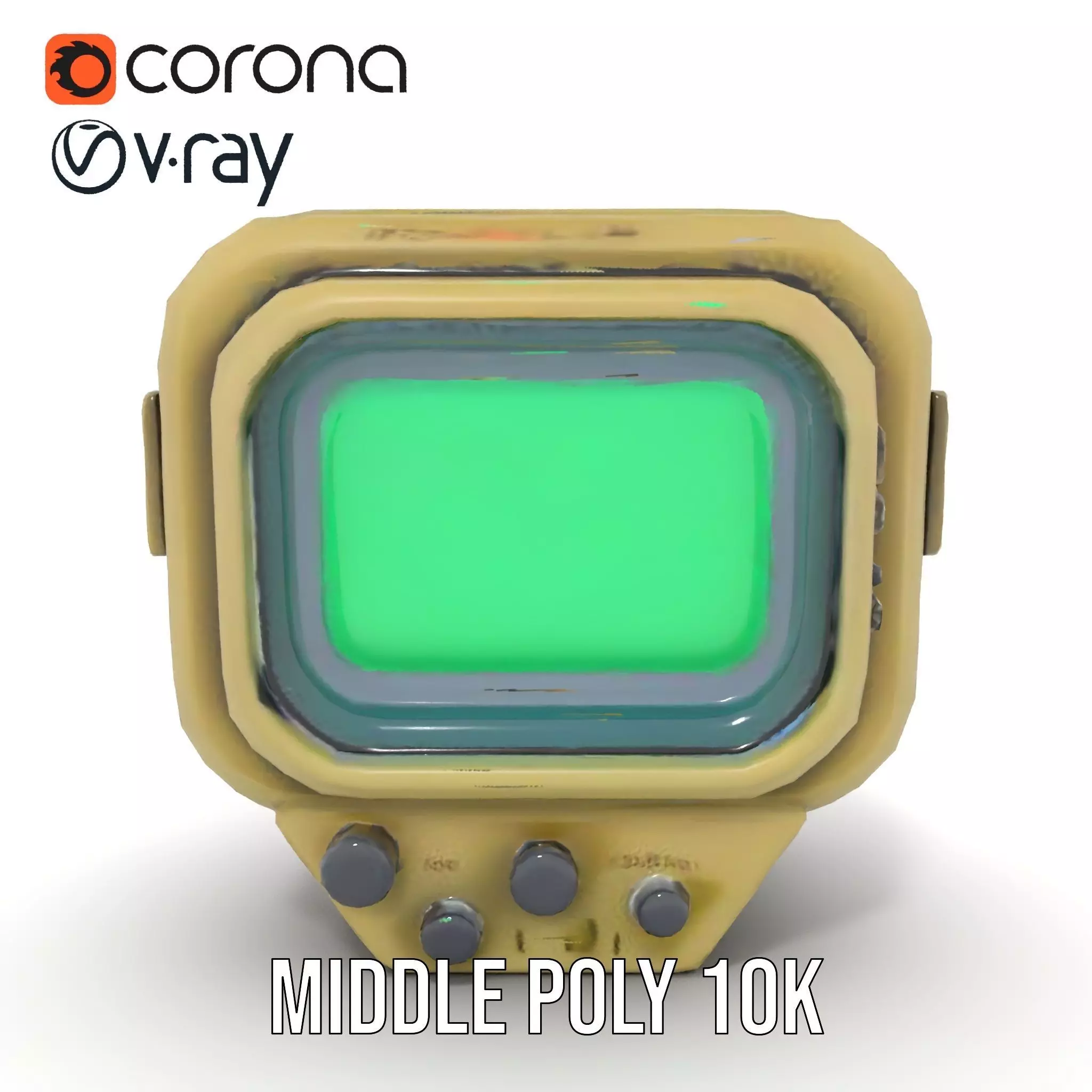 Futuristic Wearable Device Model Pack Low-poly 3D model_25