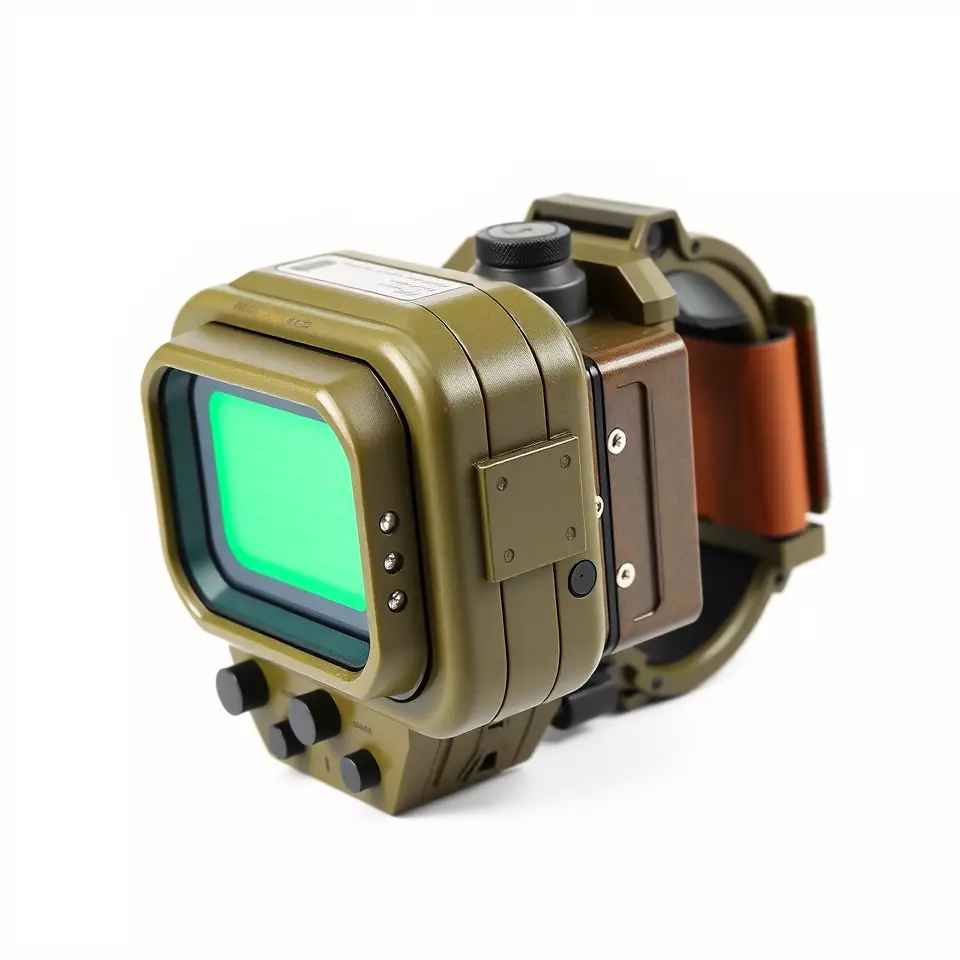 Futuristic Wearable Device Model Pack Low-poly 3D model_3