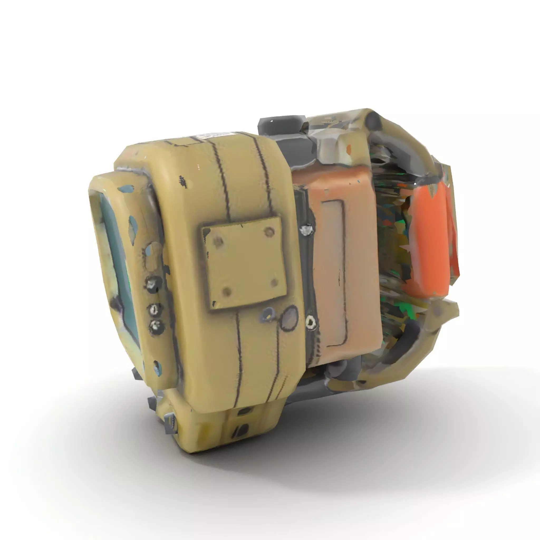 Futuristic Wearable Device Model Pack Low-poly 3D model_9