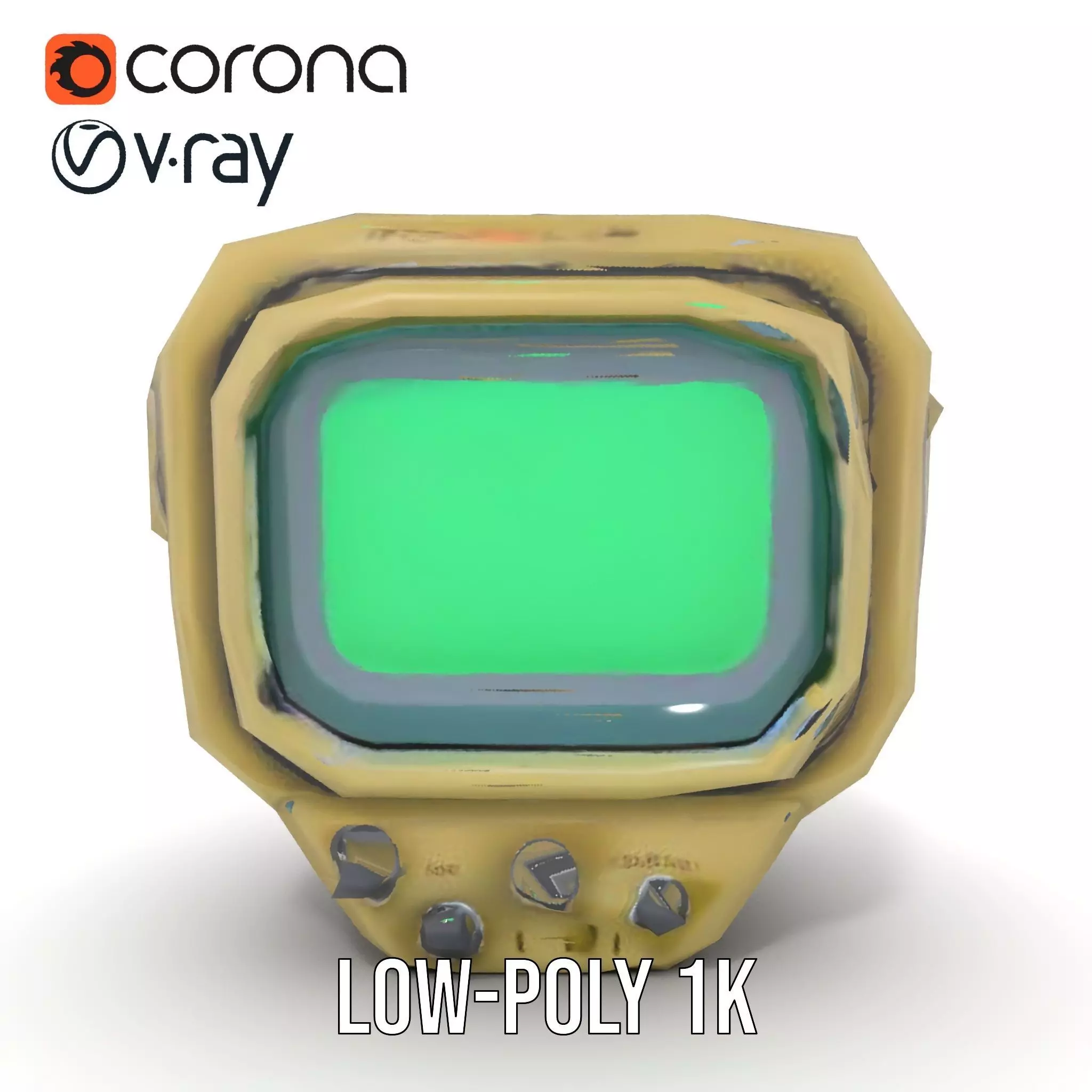 Futuristic Wearable Device Model Pack Low-poly 3D model_17