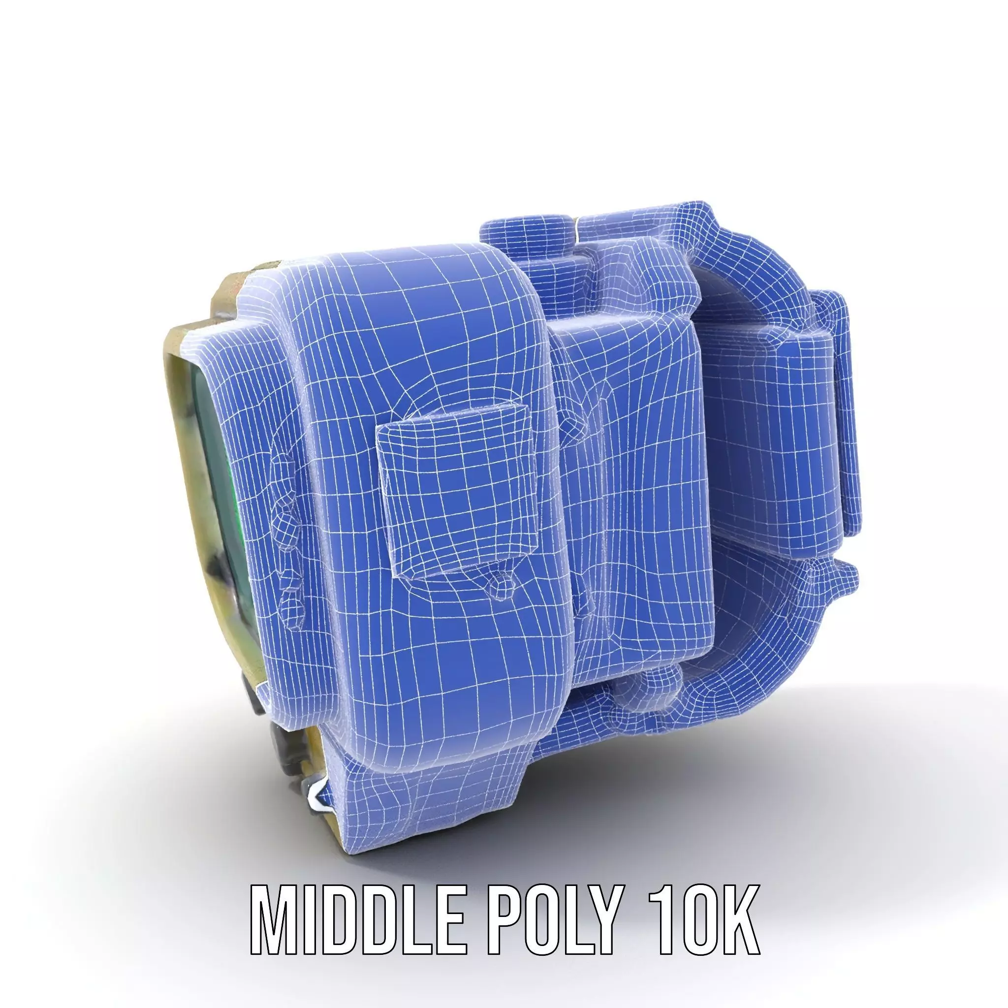Futuristic Wearable Device Model Pack Low-poly 3D model_19
