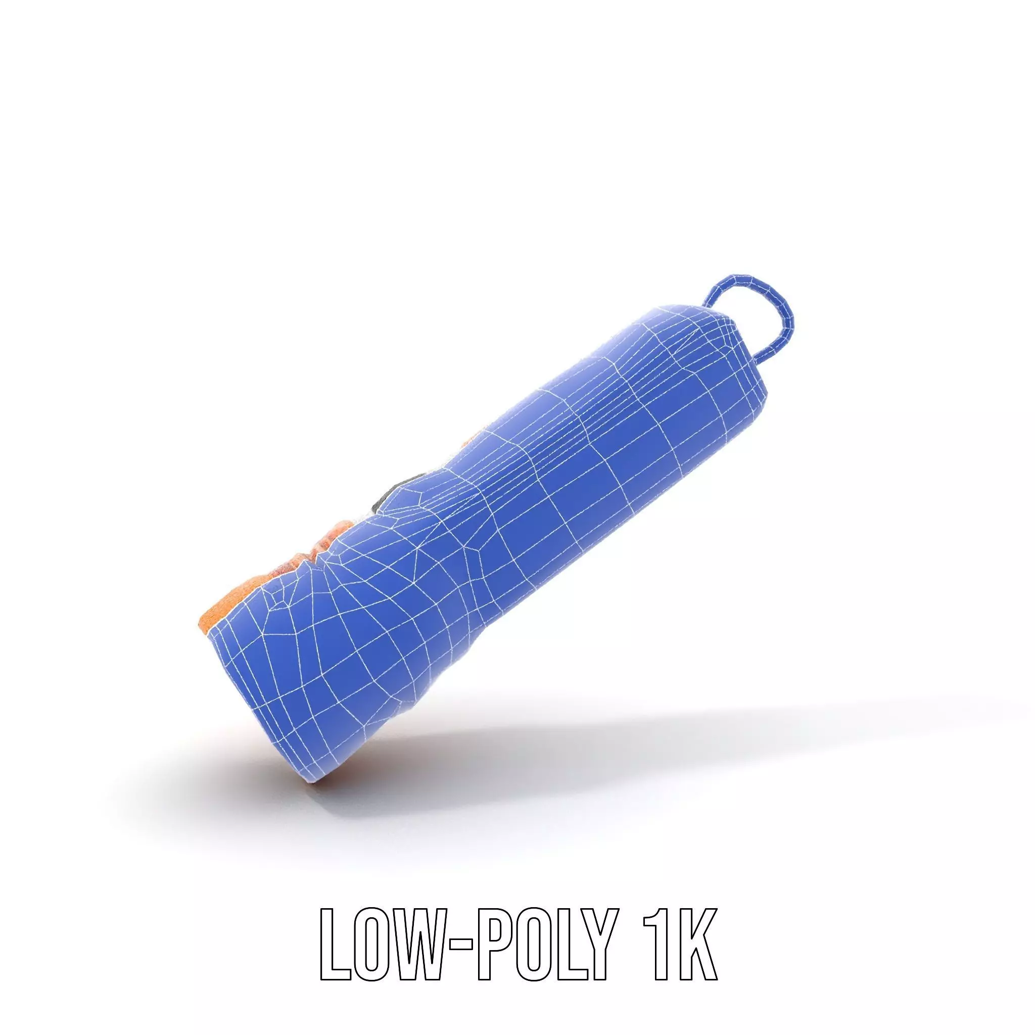 Handheld Flashlight Model Pack with Textured Detail Low-poly 3D model_15