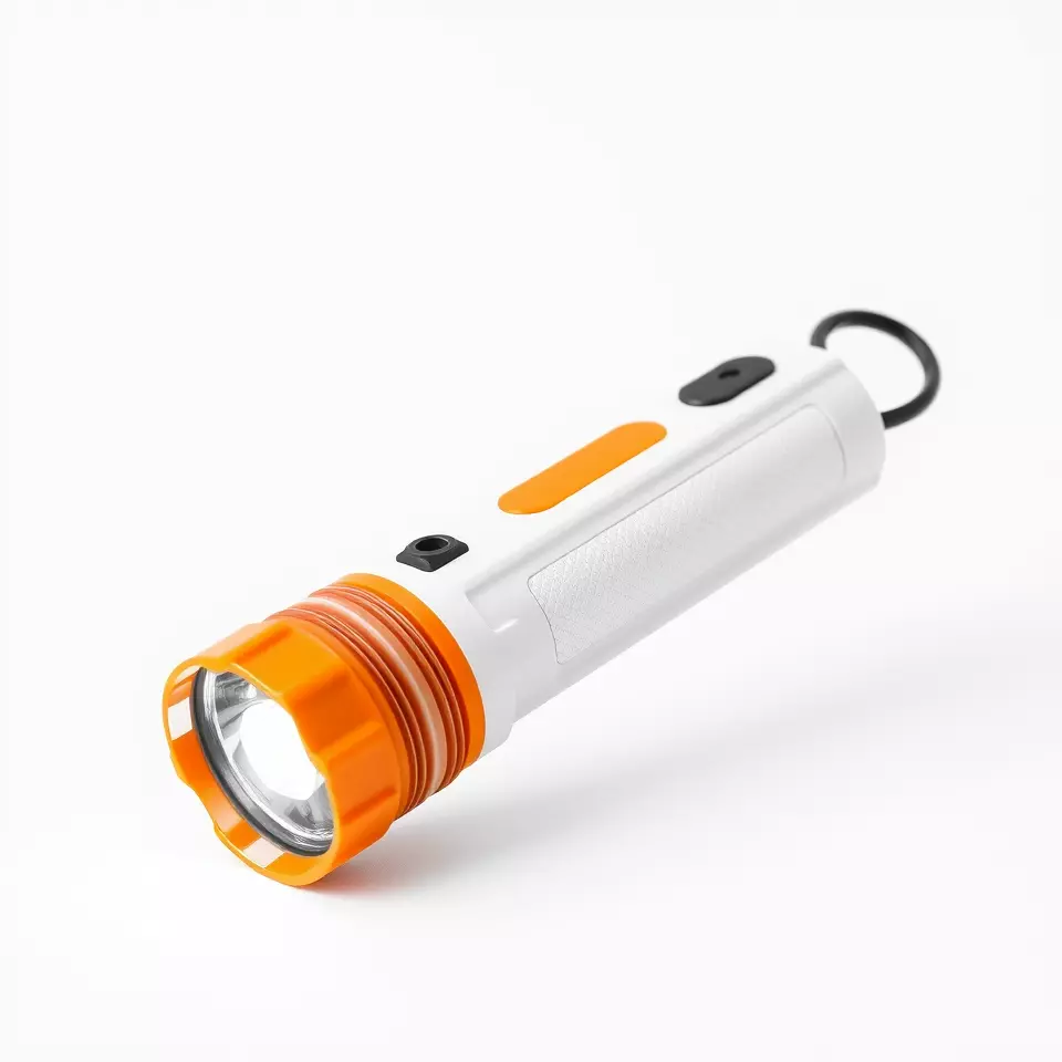 Handheld Flashlight Model Pack with Textured Detail Low-poly 3D model_3