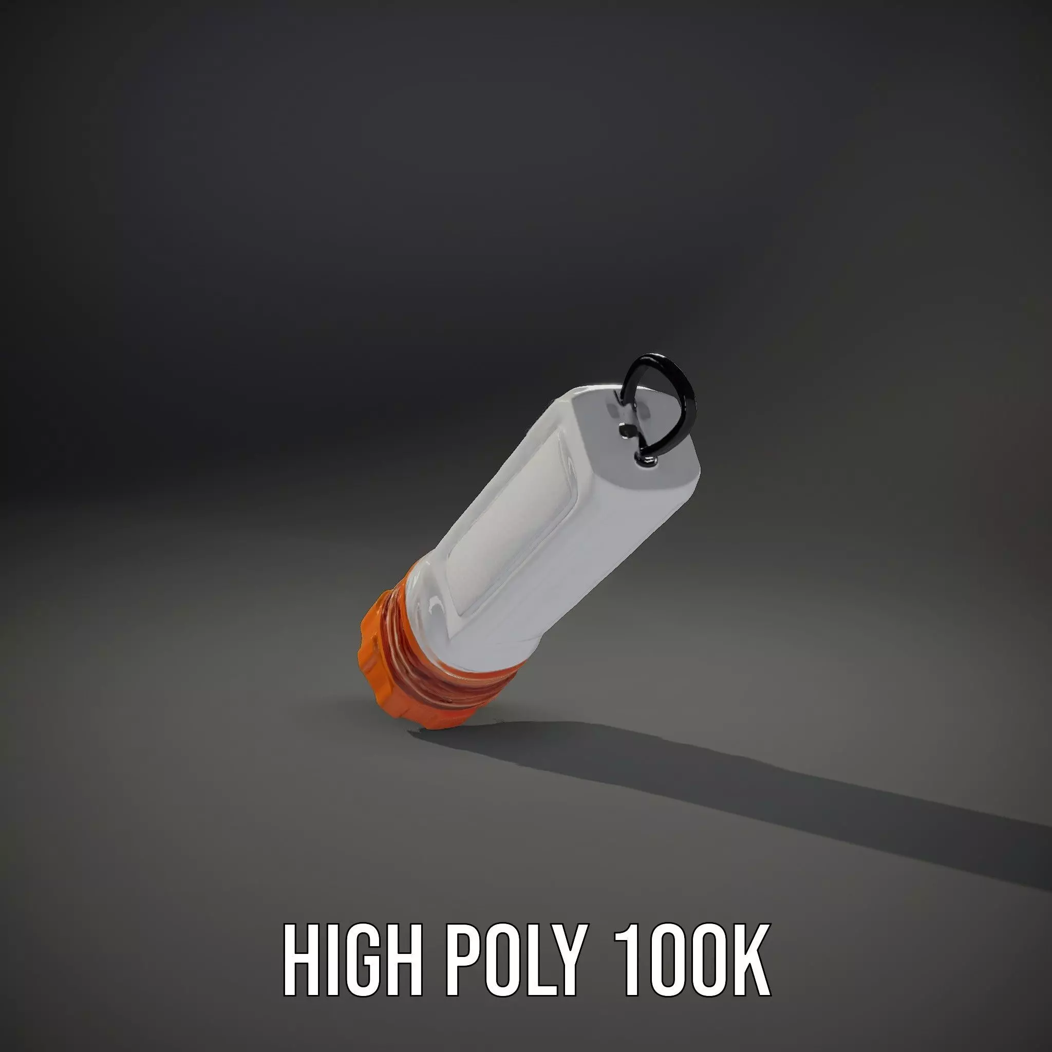 Handheld Flashlight Model Pack with Textured Detail Low-poly 3D model_11
