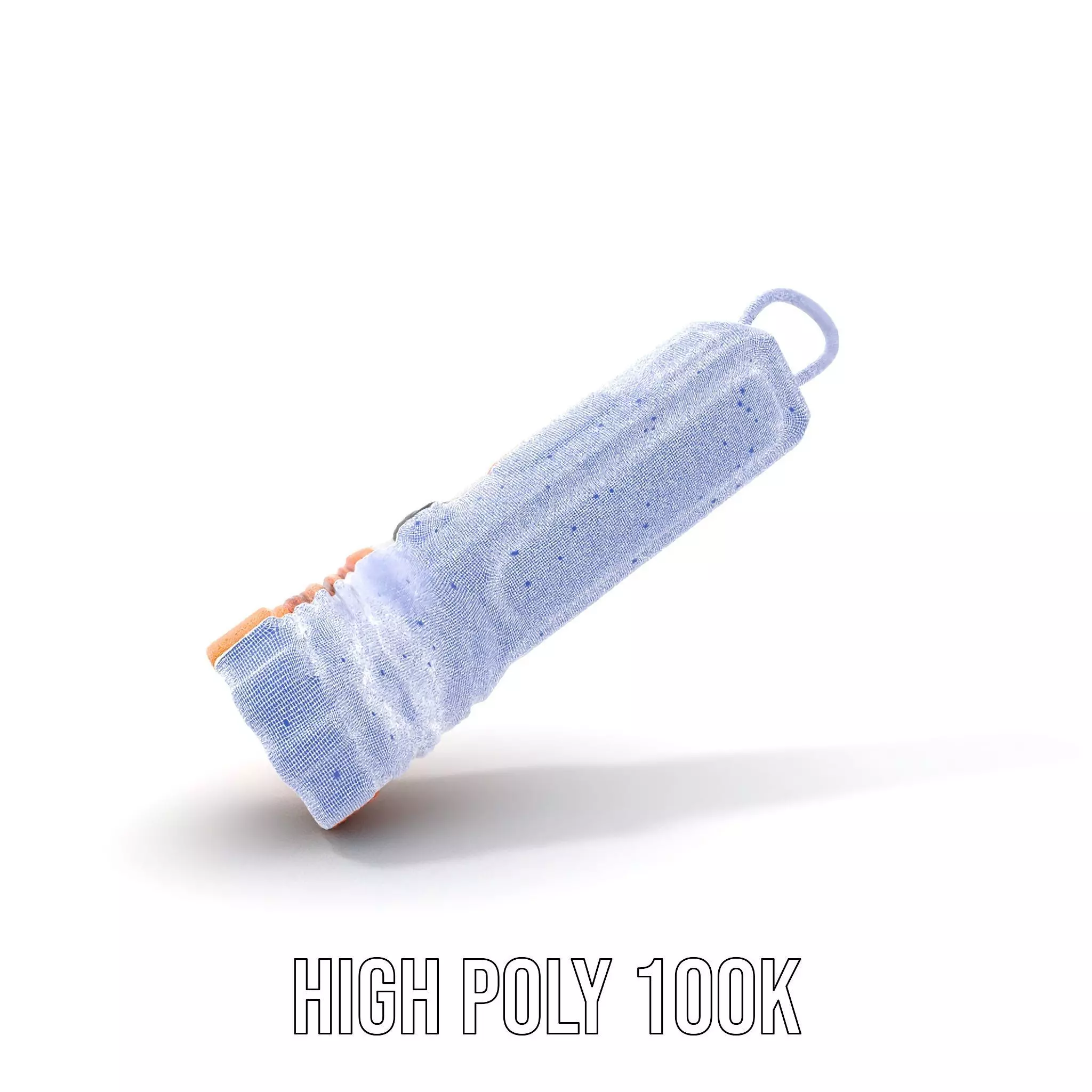 Handheld Flashlight Model Pack with Textured Detail Low-poly 3D model_5