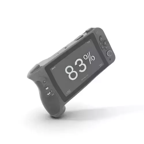 Handheld Gaming Console Model Pack with Touchscreen Display Low-poly 3D model