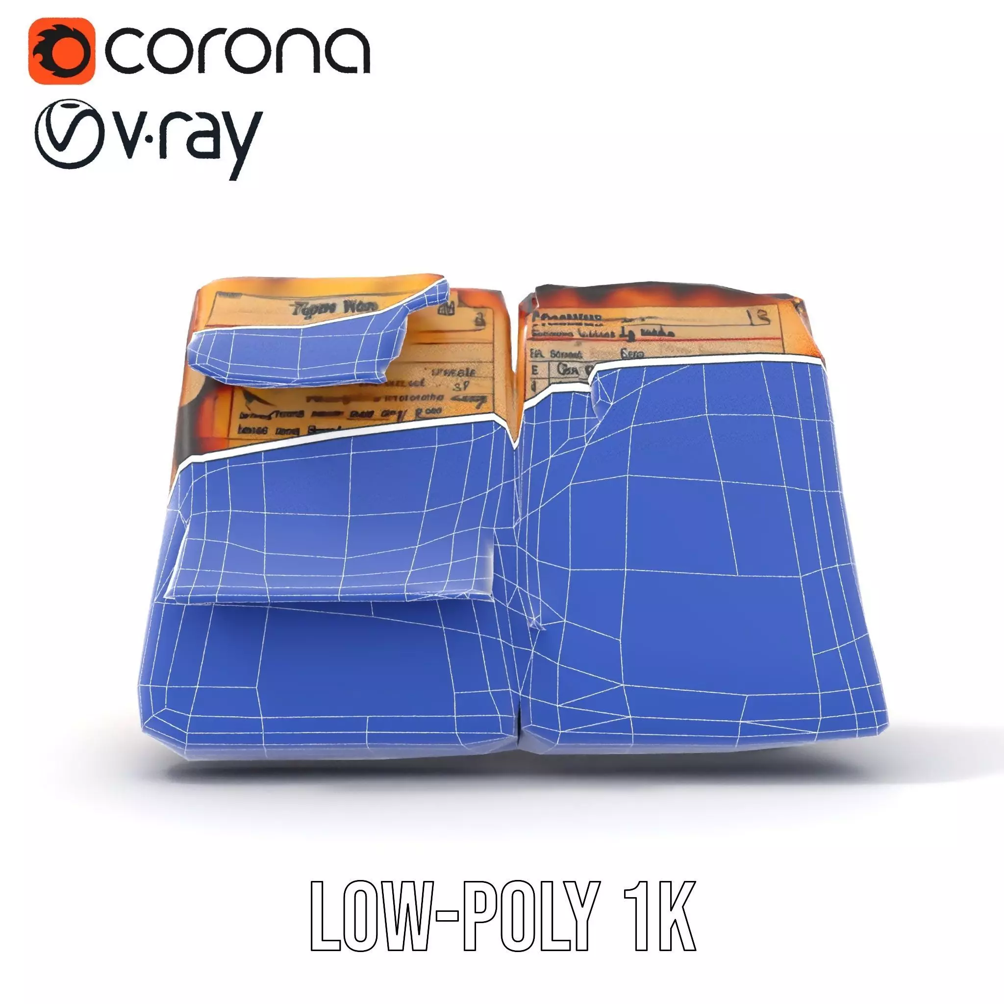 Burnt Book Pages Model Pack Texture_20