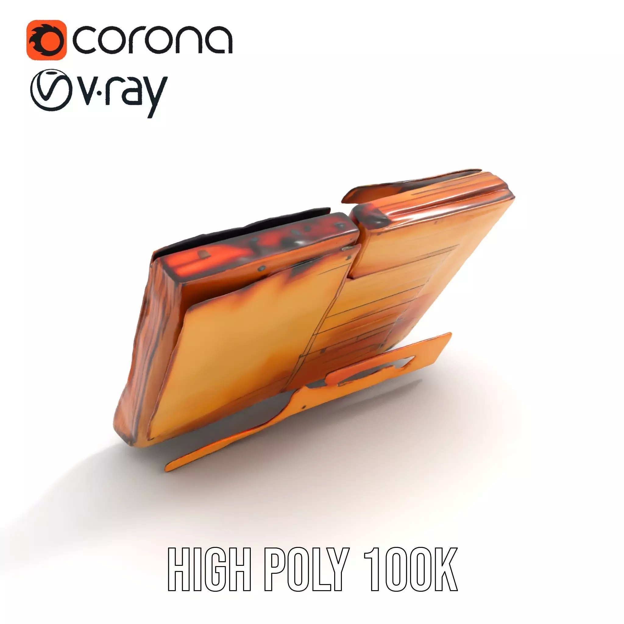 Burnt Book Pages Model Pack Texture_24