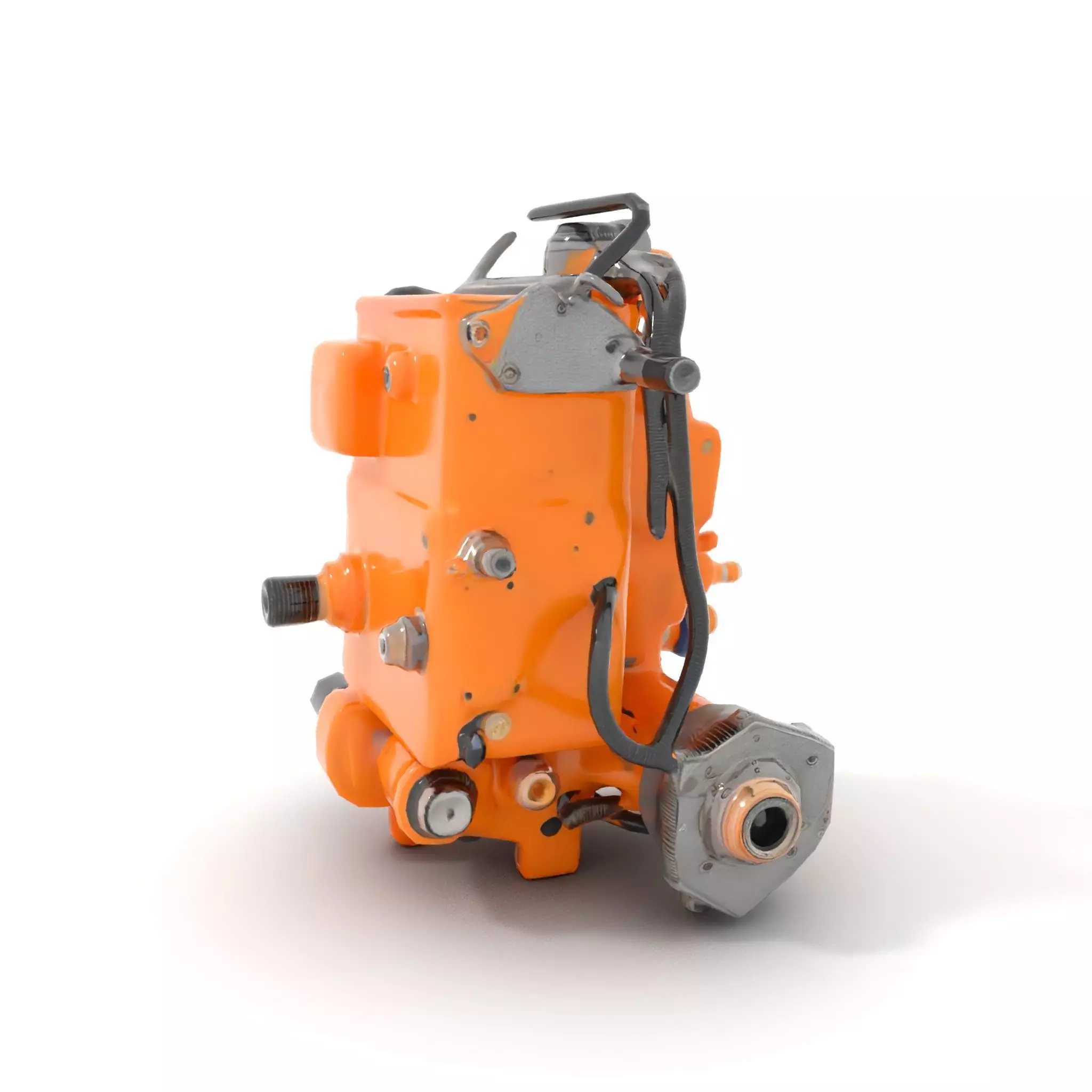 Industrial Gearbox Model Pack Low-poly 3D model_12