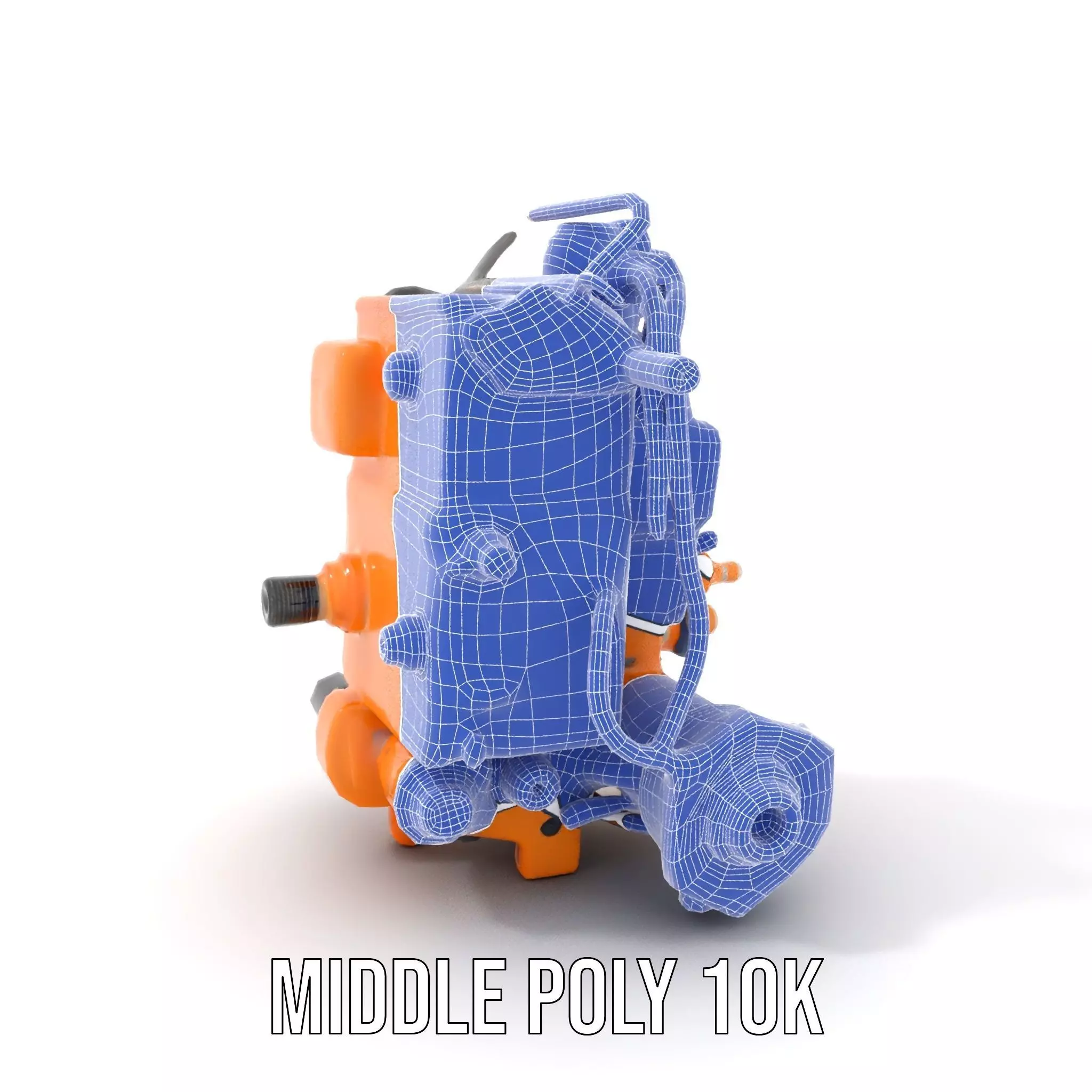 Industrial Gearbox Model Pack Low-poly 3D model_23