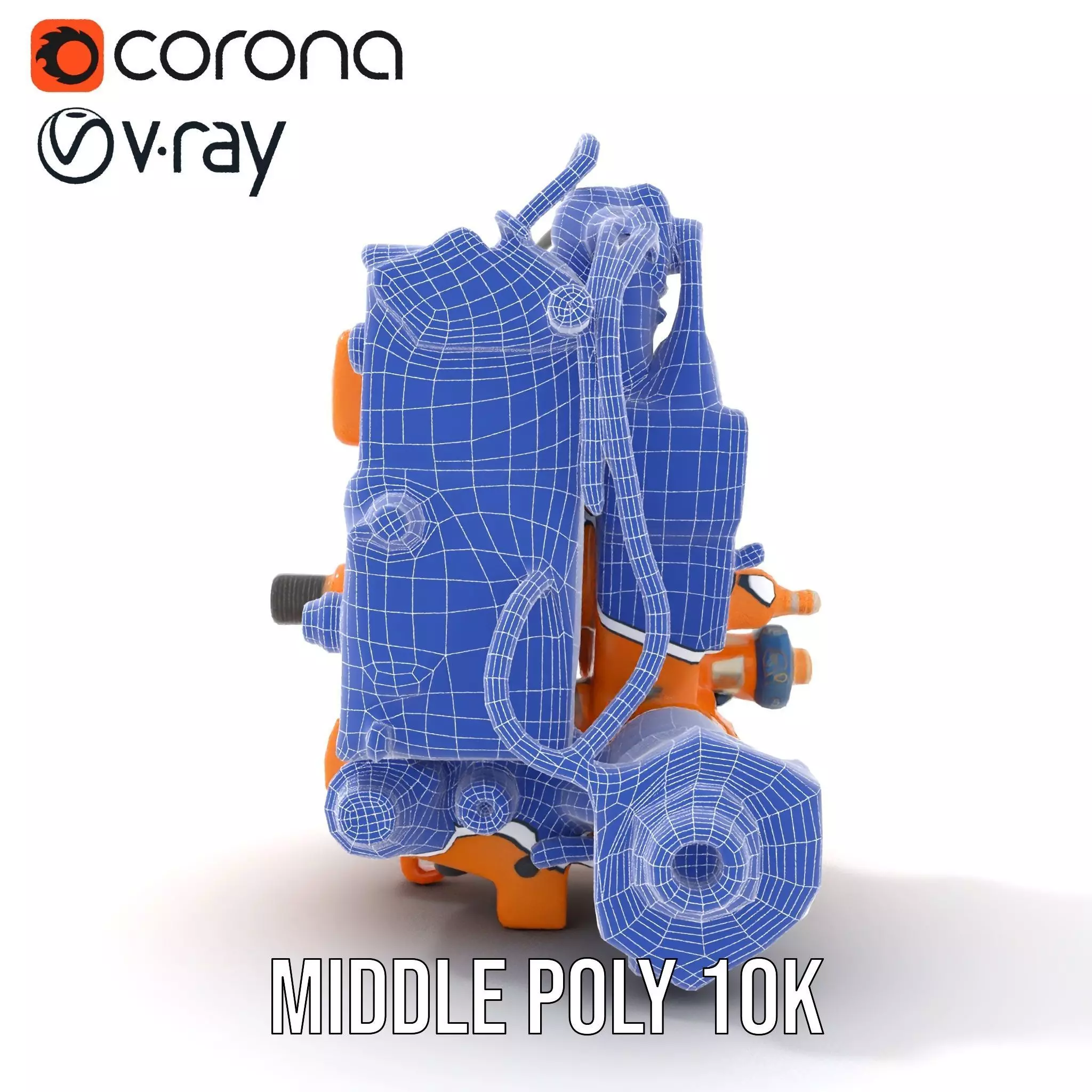 Industrial Gearbox Model Pack Low-poly 3D model_25