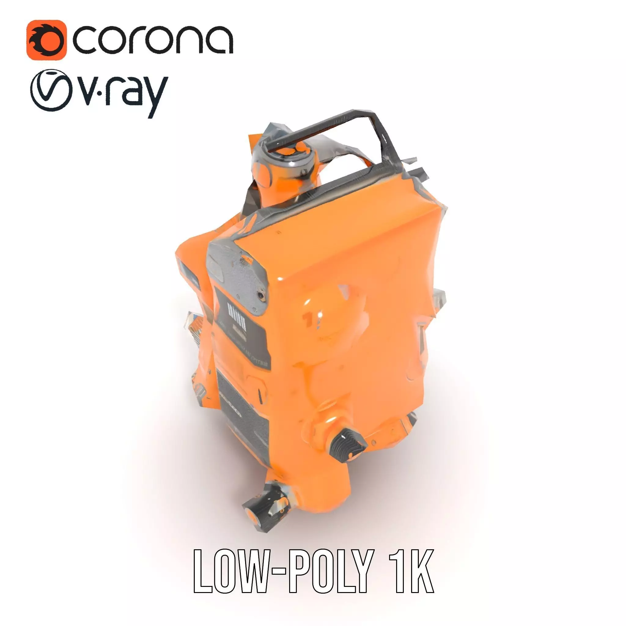 Industrial Gearbox Model Pack Low-poly 3D model_10