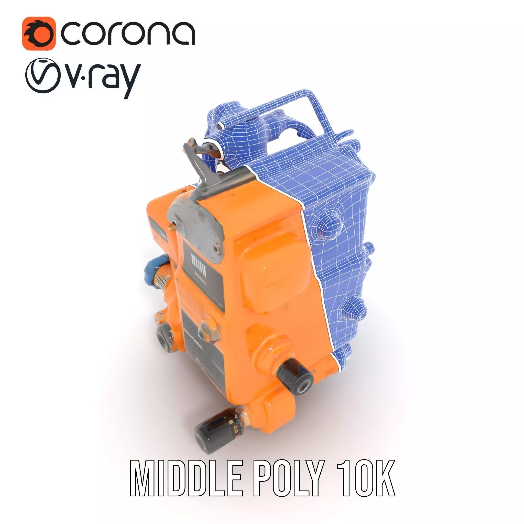 Industrial Gearbox Model Pack Low-poly 3D model_27