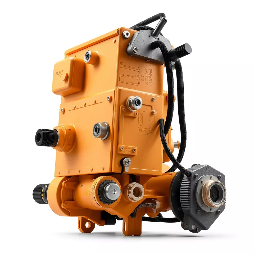 Industrial Gearbox Model Pack Low-poly 3D model_3