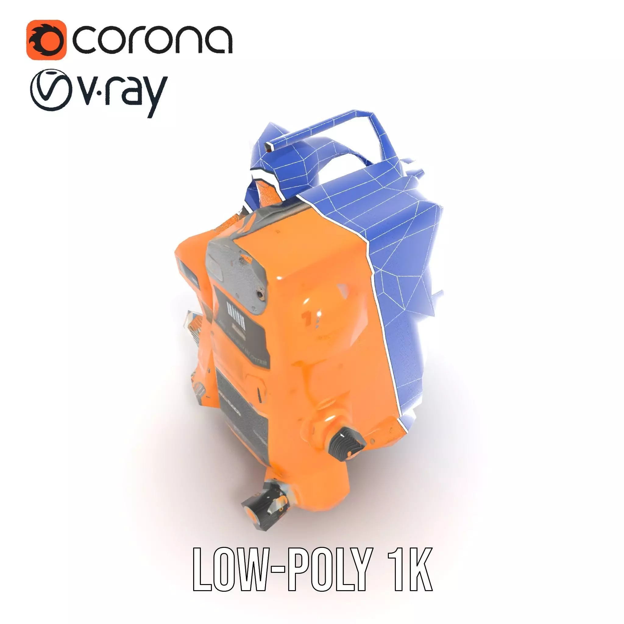 Industrial Gearbox Model Pack Low-poly 3D model_31