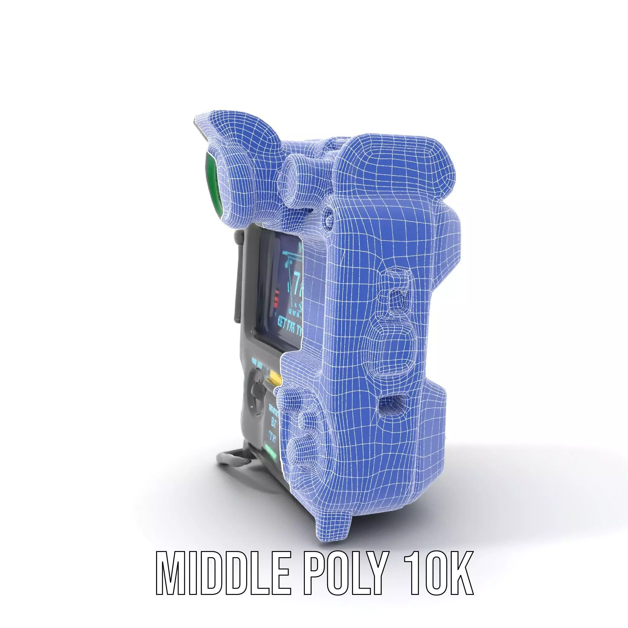 Retro Futuristic Device model pack Low-poly 3D model_18