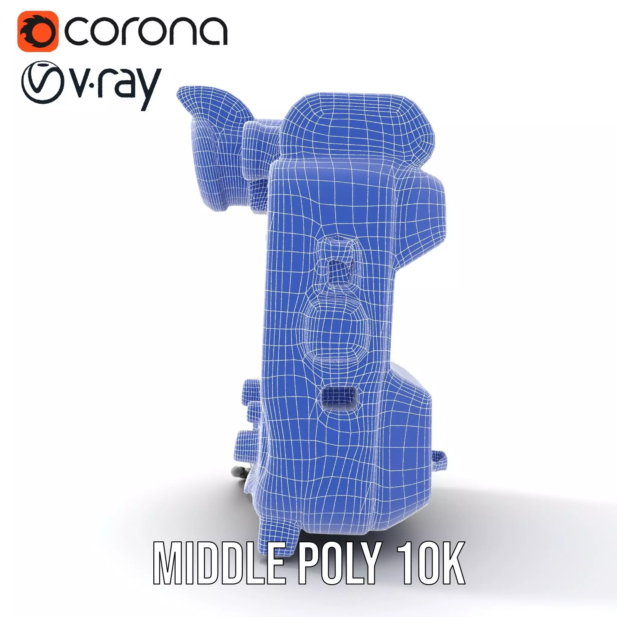 Retro Futuristic Device model pack Low-poly 3D model_30