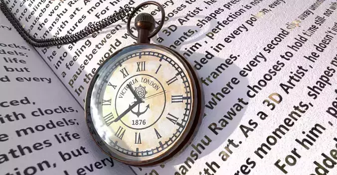  Victorian-style pocket watch 