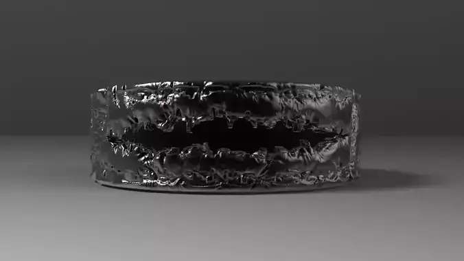 Smile Ring 3D print model