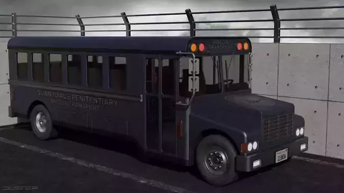 Prison Transport Bus