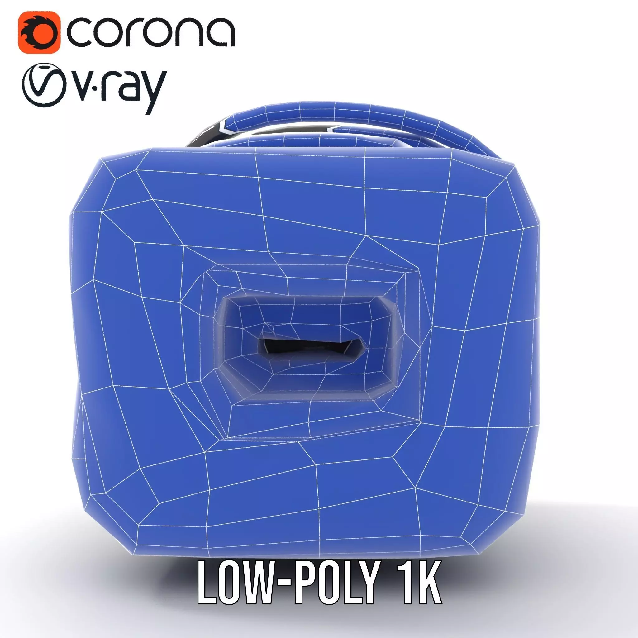 Futuristic Sensor Device Model Pack Low-poly 3D model_22