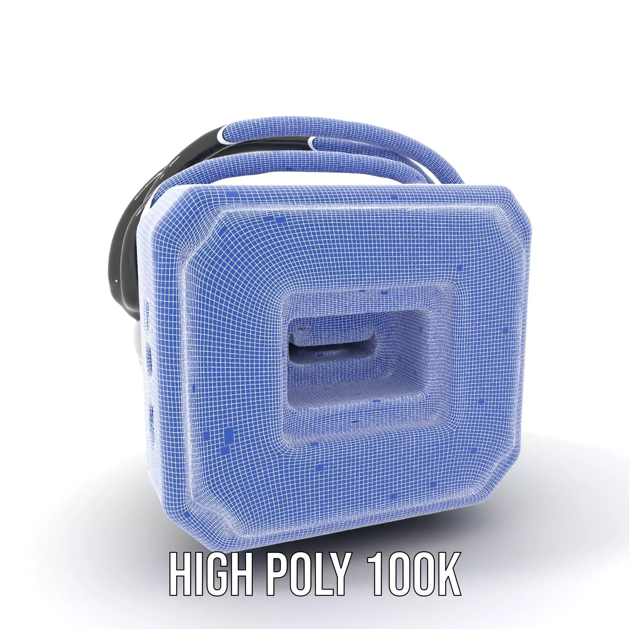 Futuristic Sensor Device Model Pack Low-poly 3D model_4