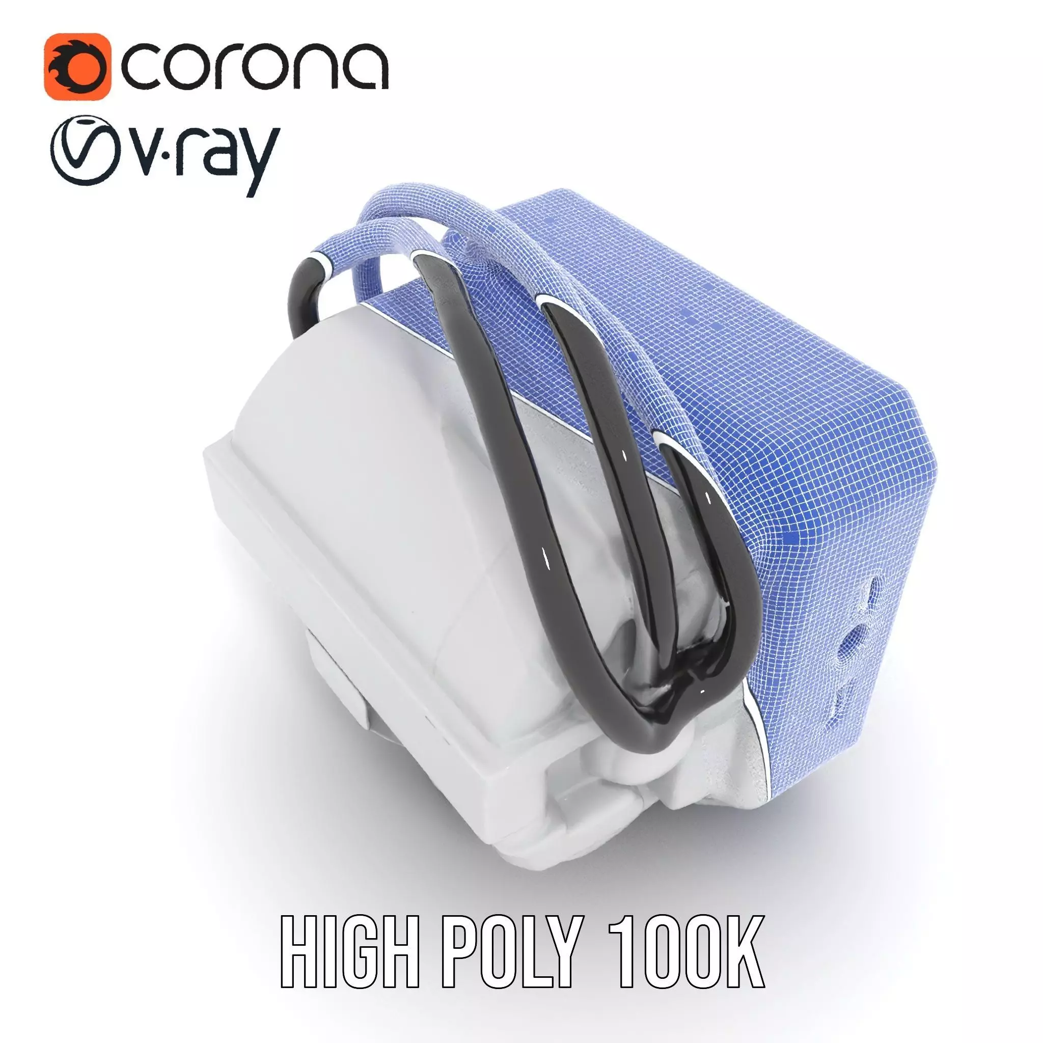 Futuristic Sensor Device Model Pack Low-poly 3D model_32