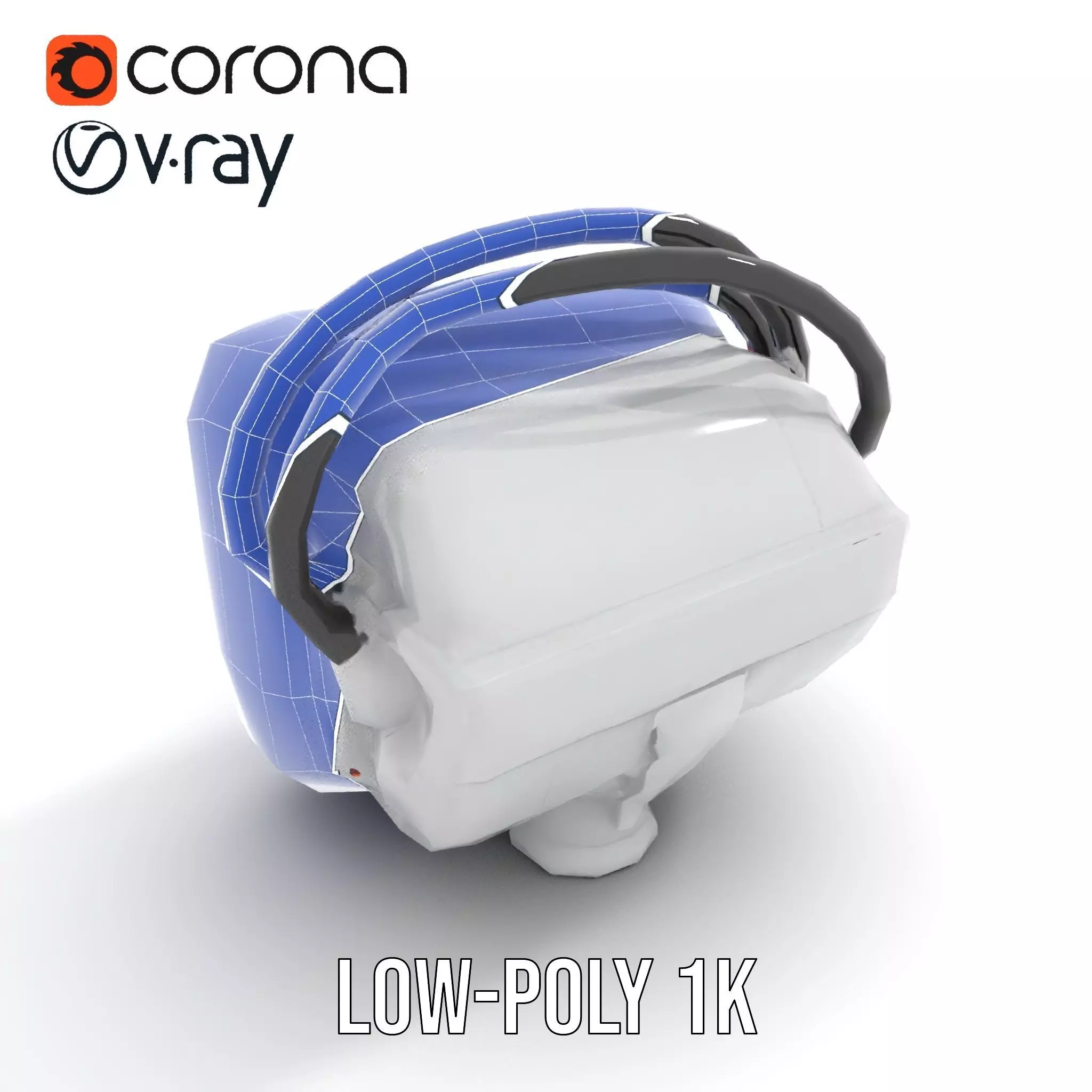 Futuristic Sensor Device Model Pack Low-poly 3D model_25