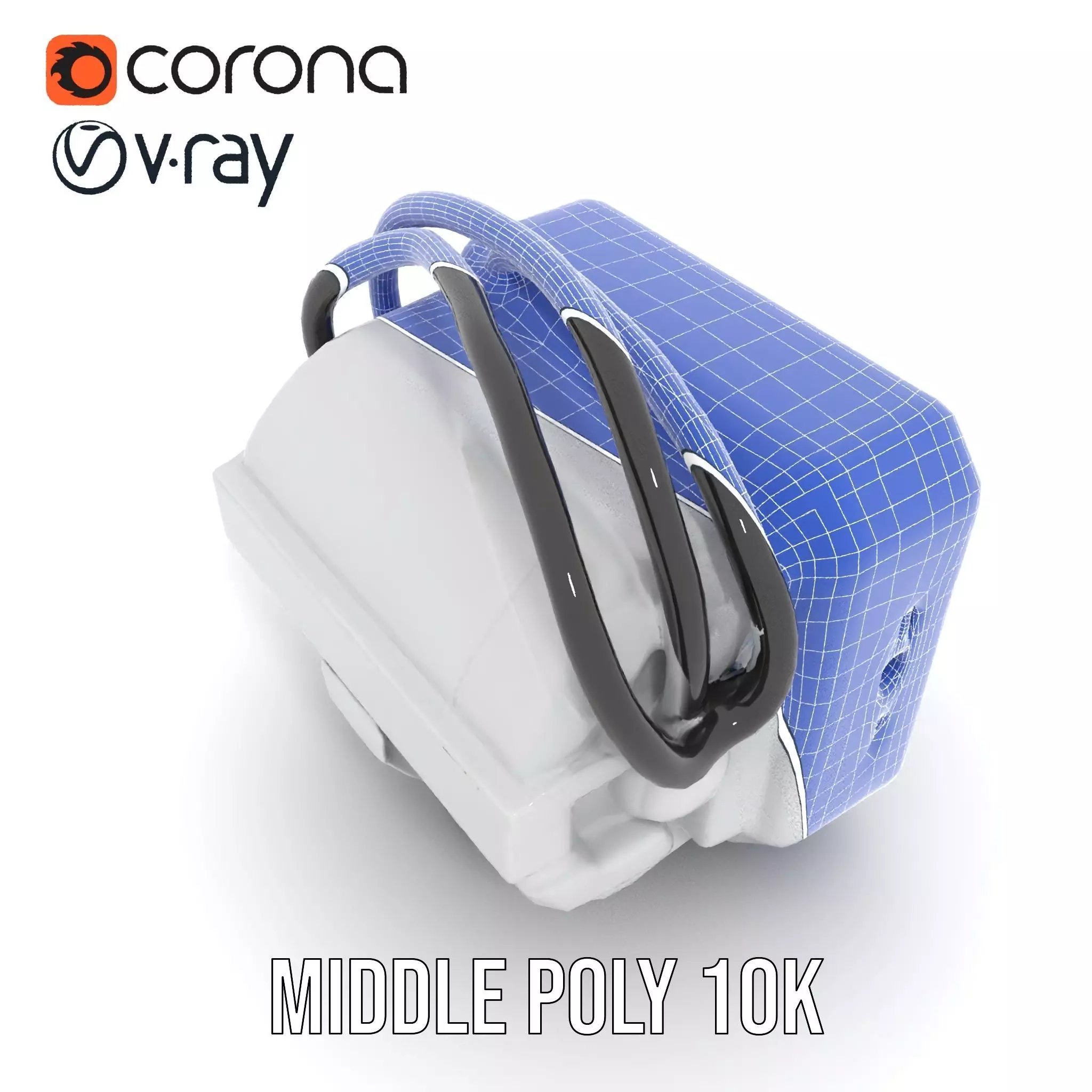 Futuristic Sensor Device Model Pack Low-poly 3D model_30