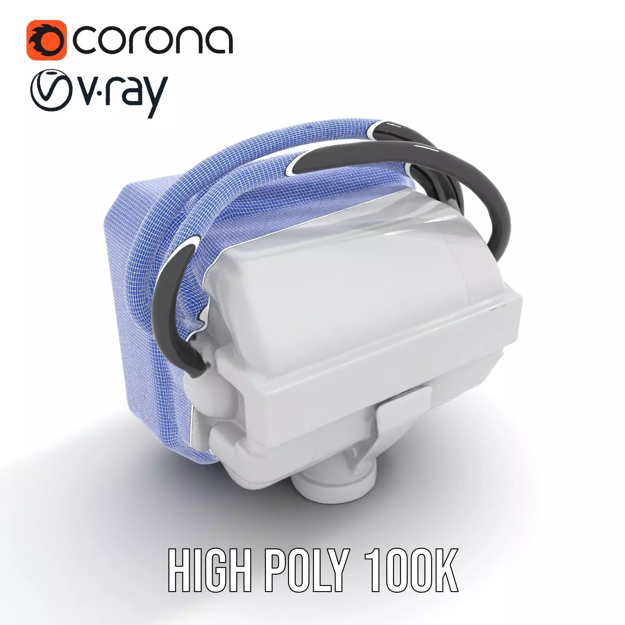 Futuristic Sensor Device Model Pack Low-poly 3D model_34