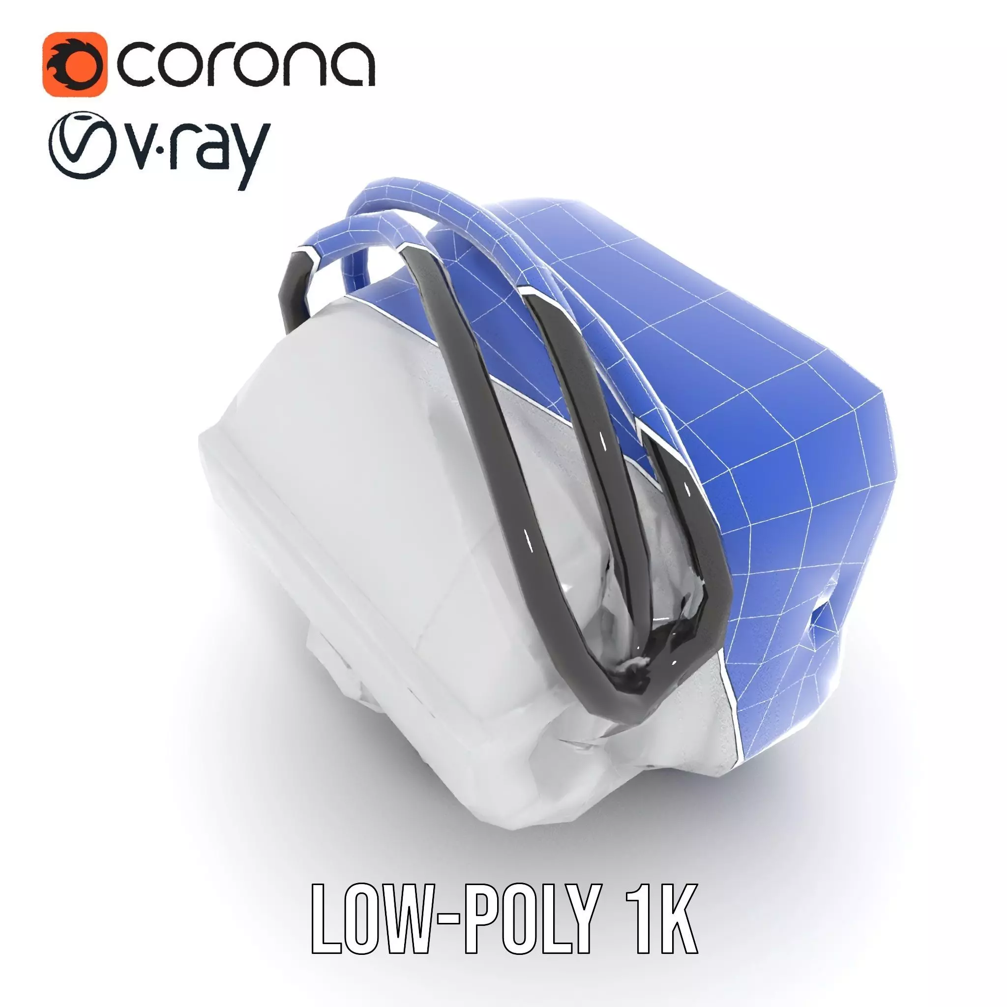 Futuristic Sensor Device Model Pack Low-poly 3D model_19