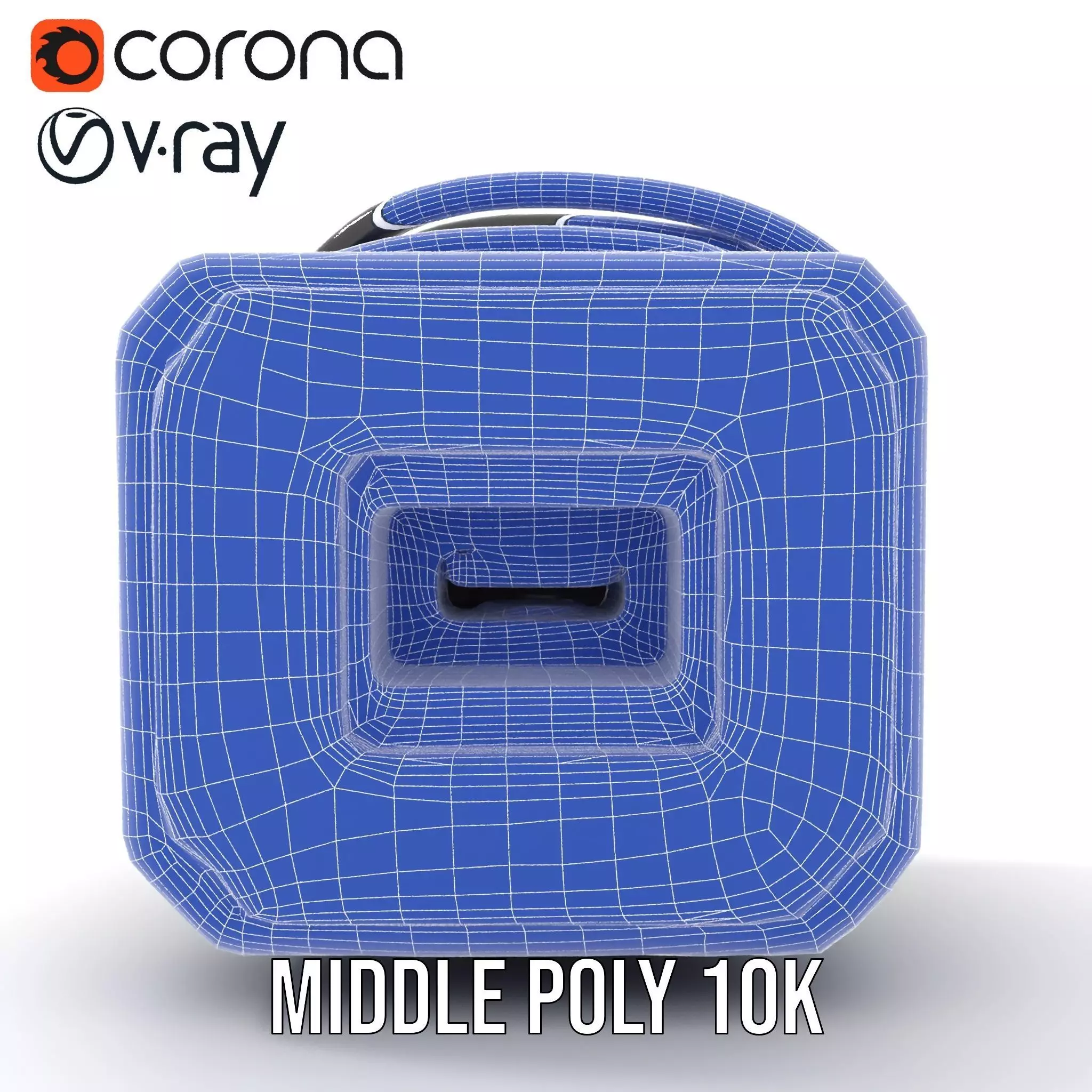 Futuristic Sensor Device Model Pack Low-poly 3D model_27