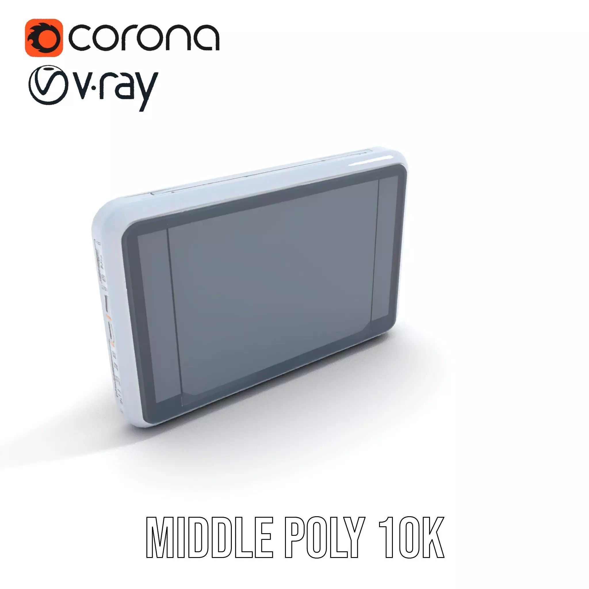 Futuristic Control Panel with Interactive Display model pack Low-poly 3D model_5