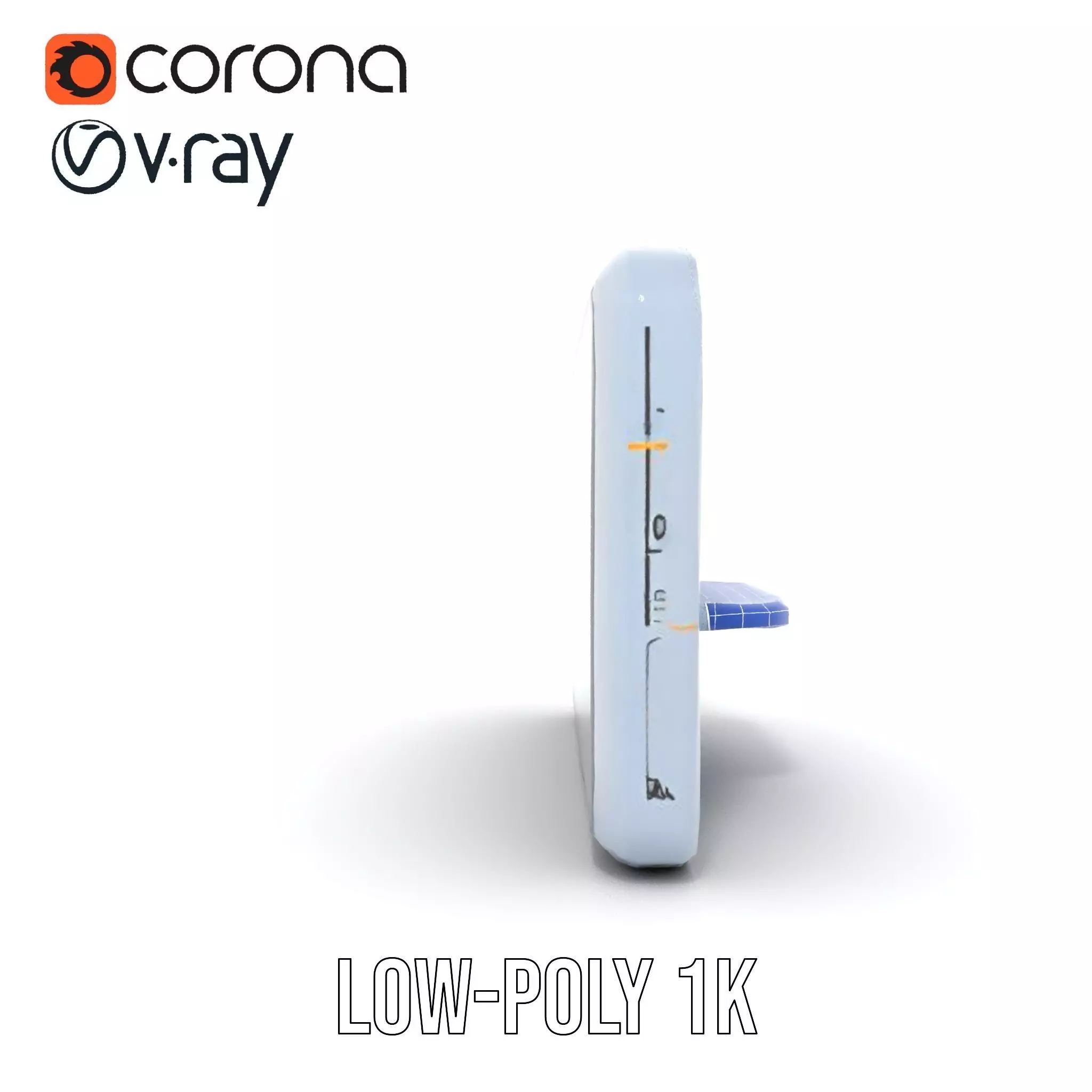 Futuristic Control Panel with Interactive Display model pack Low-poly 3D model_31