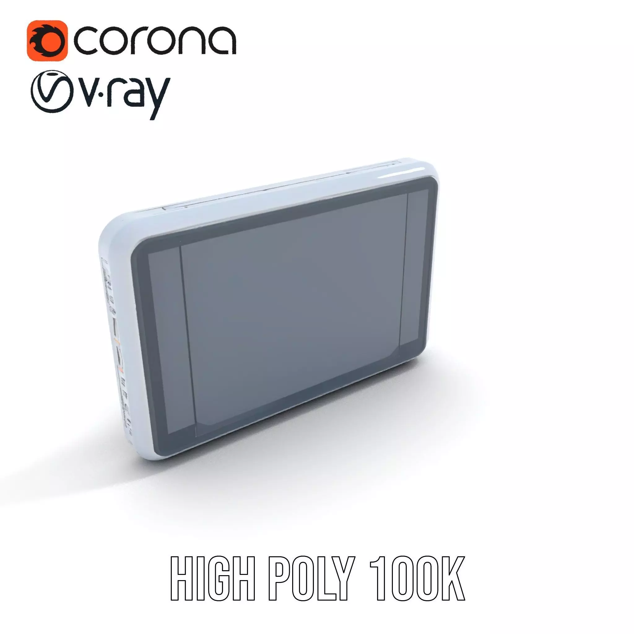 Futuristic Control Panel with Interactive Display model pack Low-poly 3D model_17