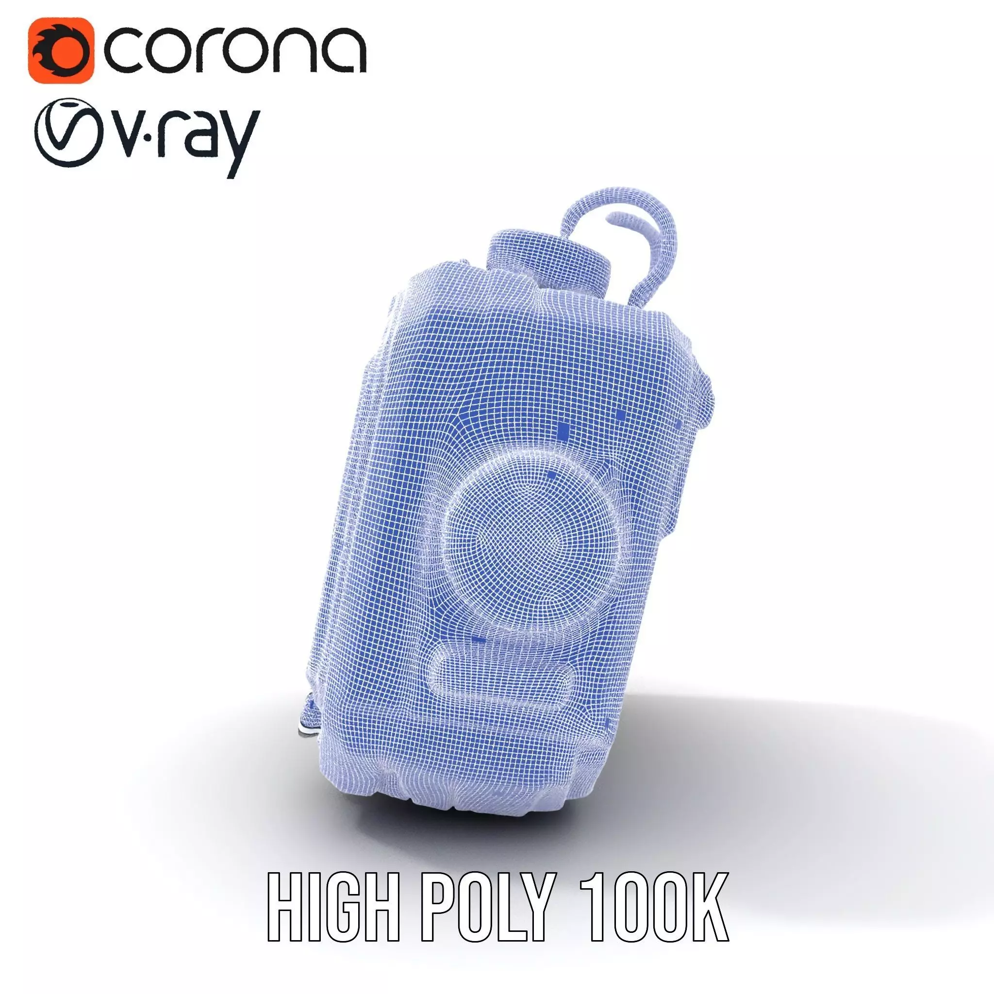 Futuristic Handheld Device Model Pack Low-poly 3D model_33