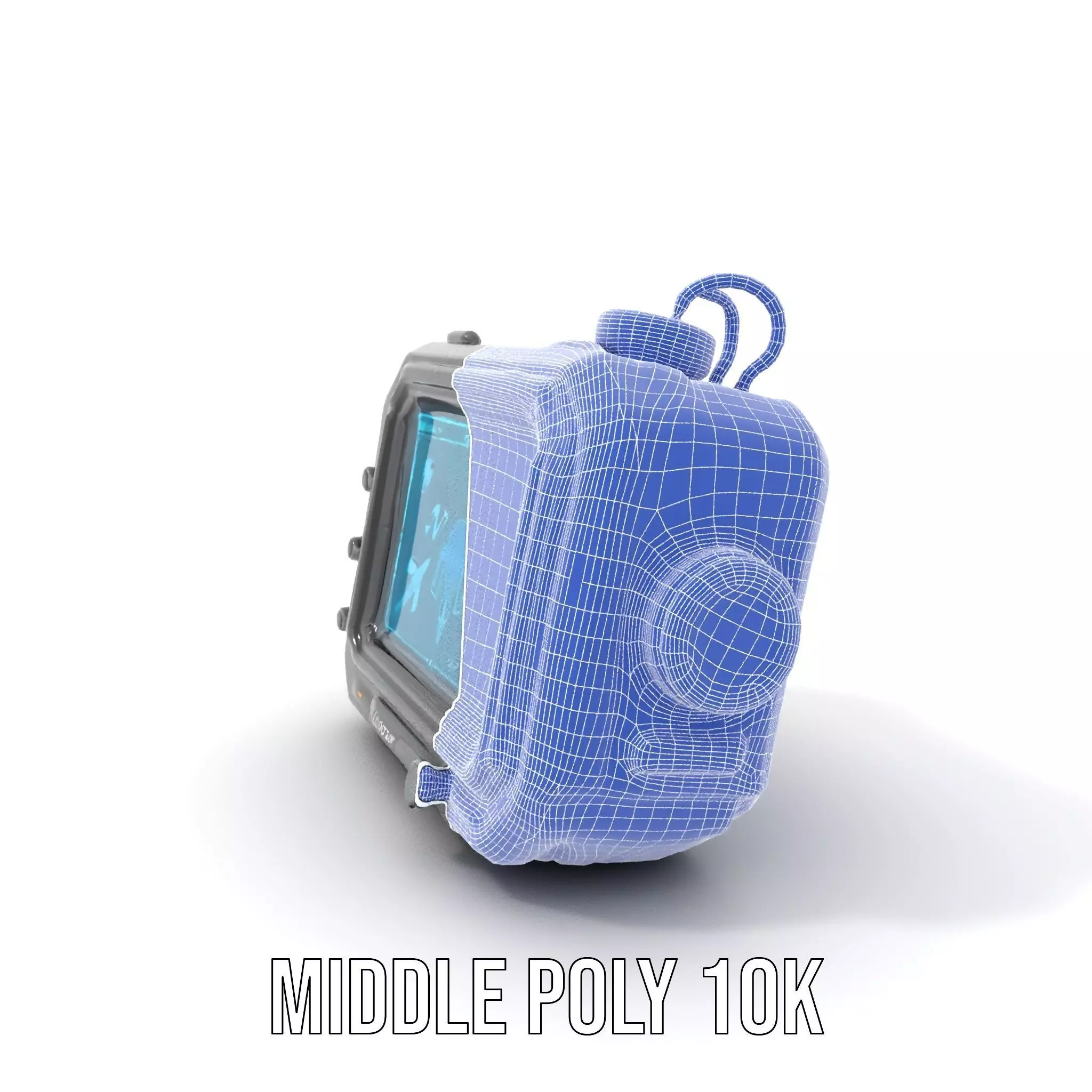 Futuristic Handheld Device Model Pack Low-poly 3D model_24