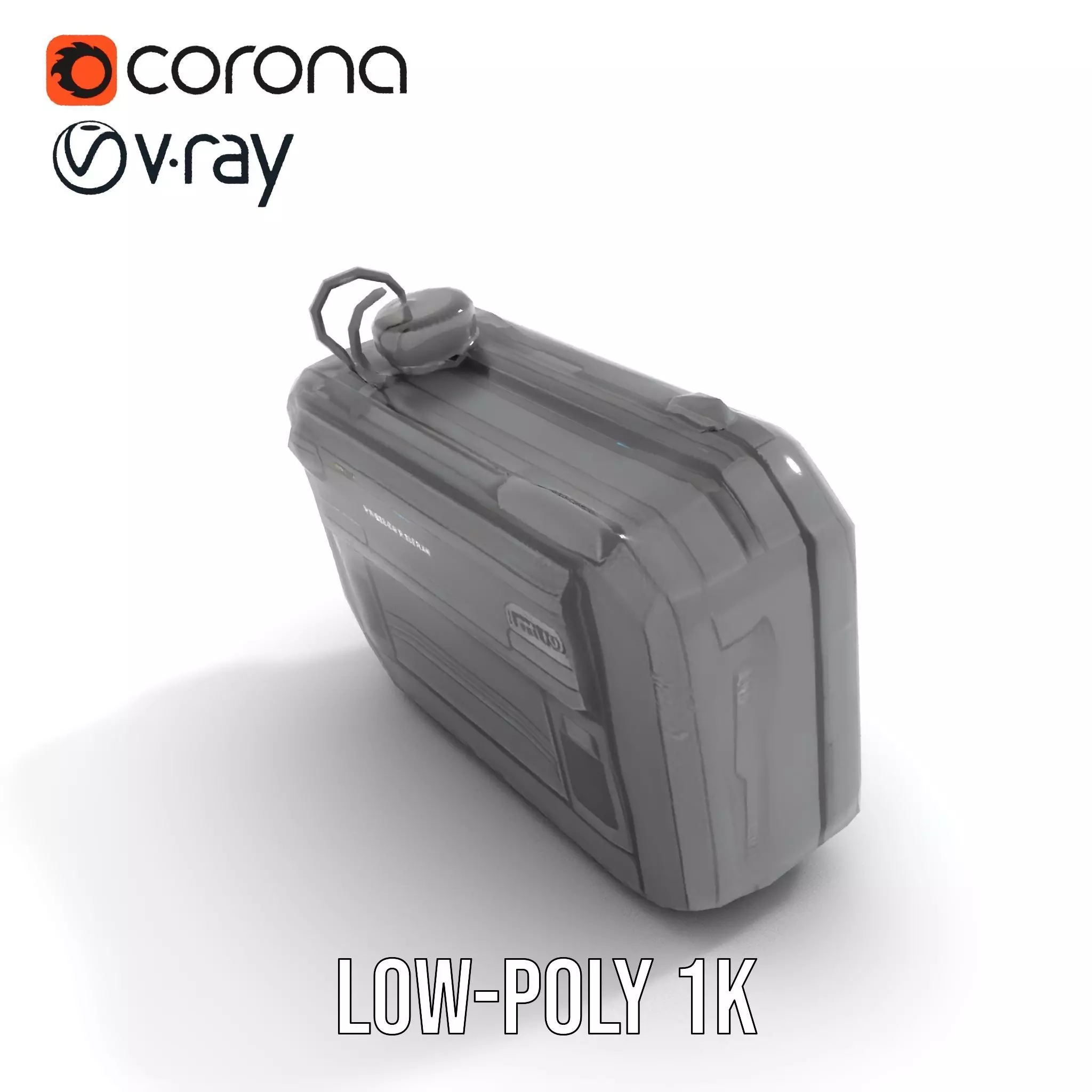 Futuristic Handheld Device Model Pack Low-poly 3D model_11