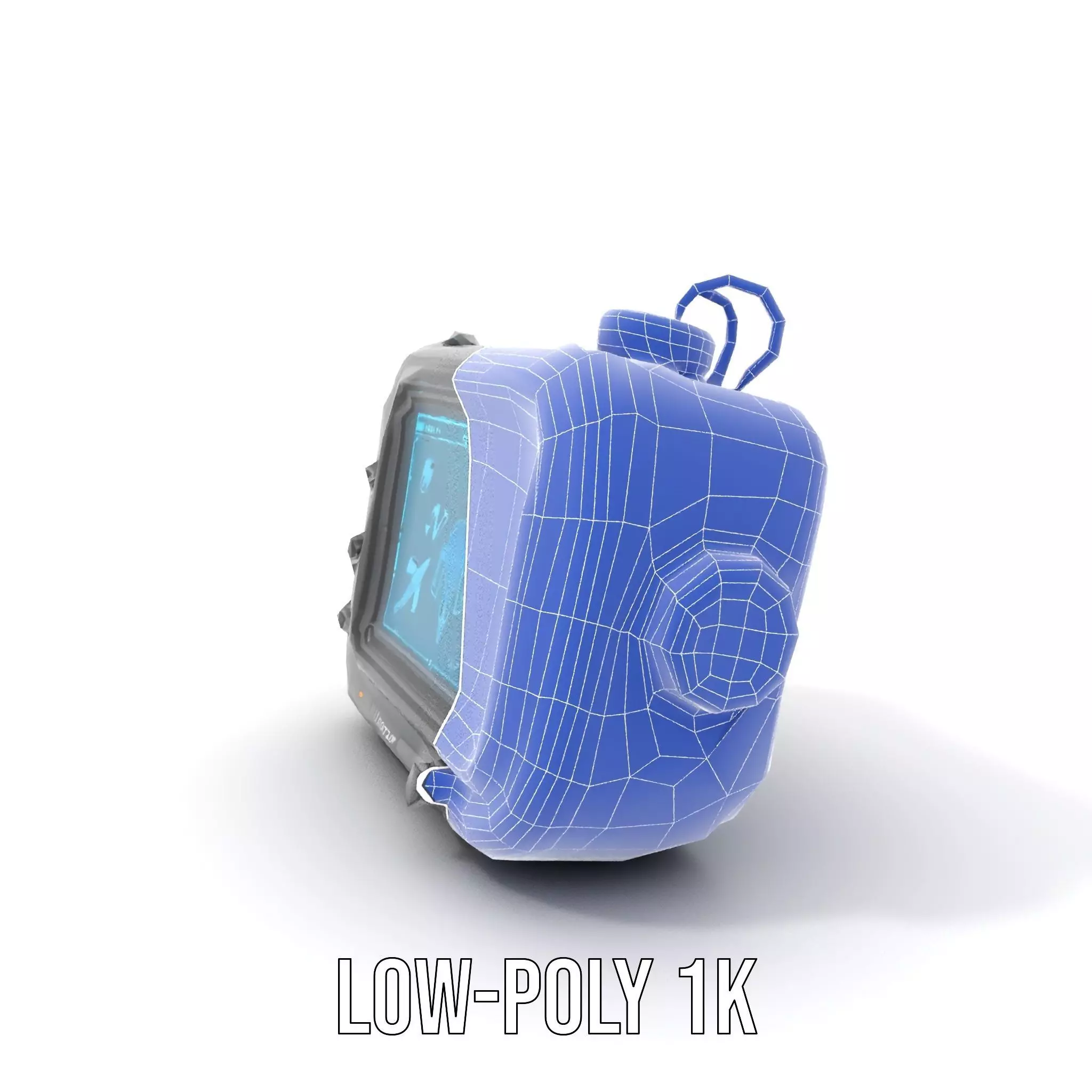 Futuristic Handheld Device Model Pack Low-poly 3D model_28