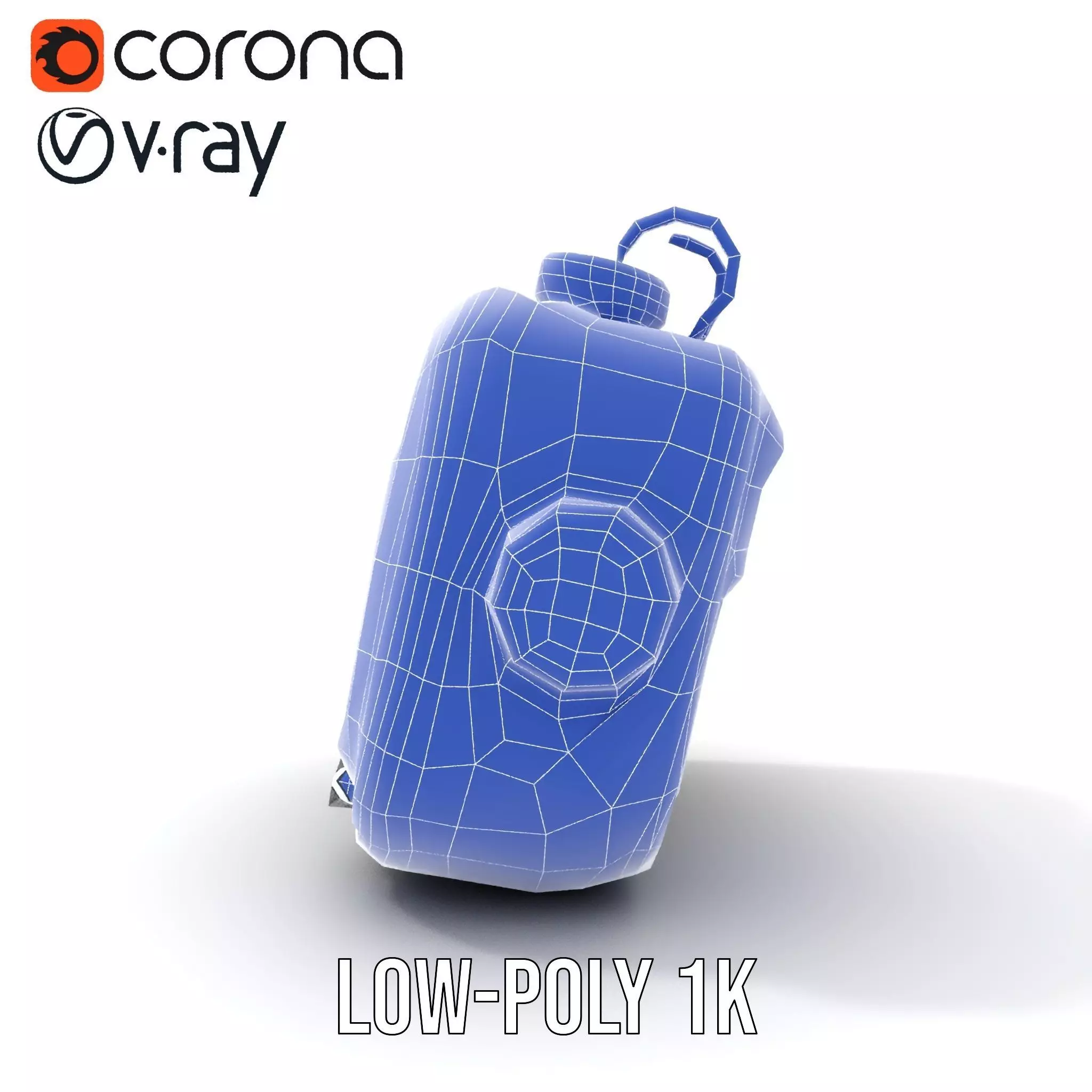 Futuristic Handheld Device Model Pack Low-poly 3D model_25