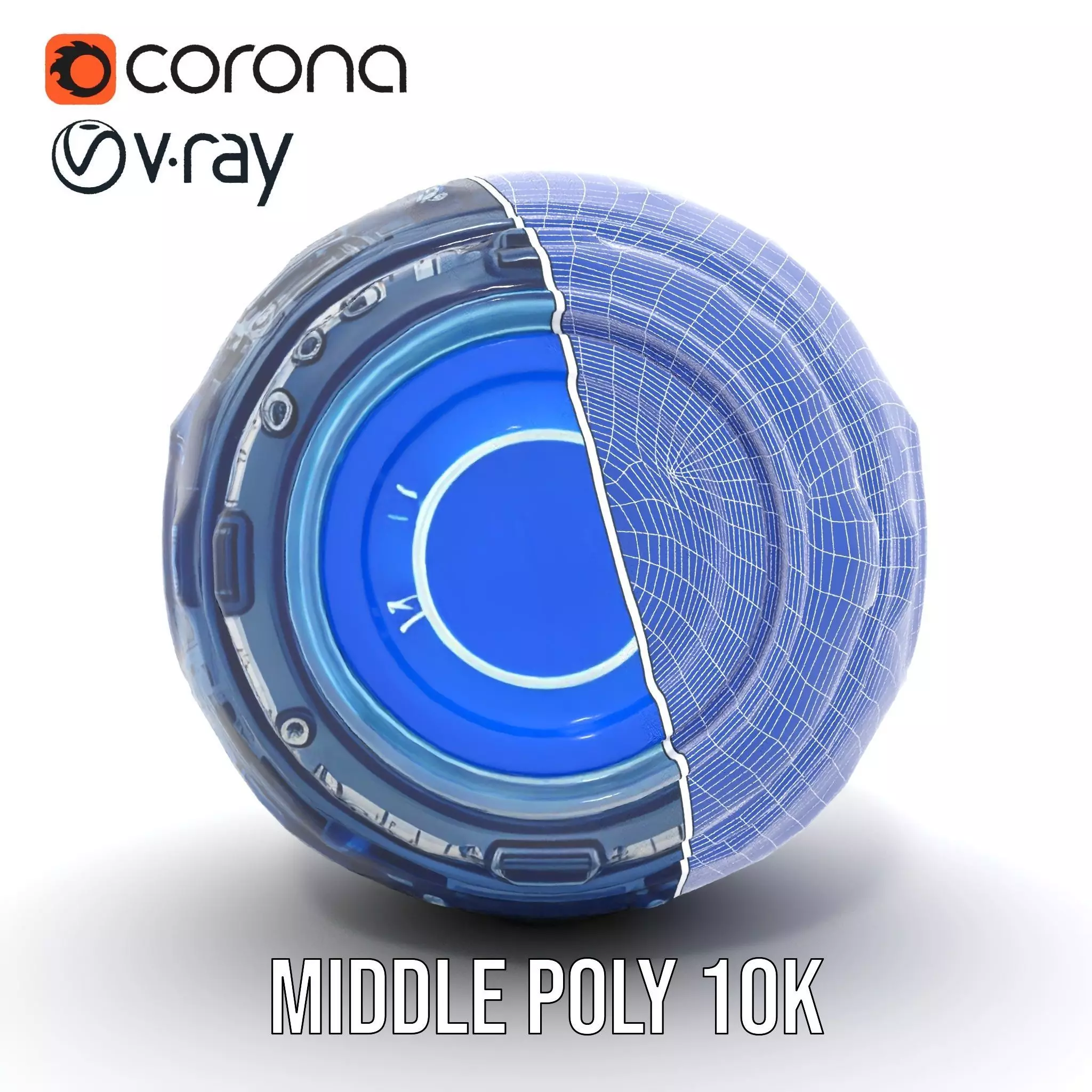 Futuristic Energy Sphere Model Pack Low-poly 3D model_29