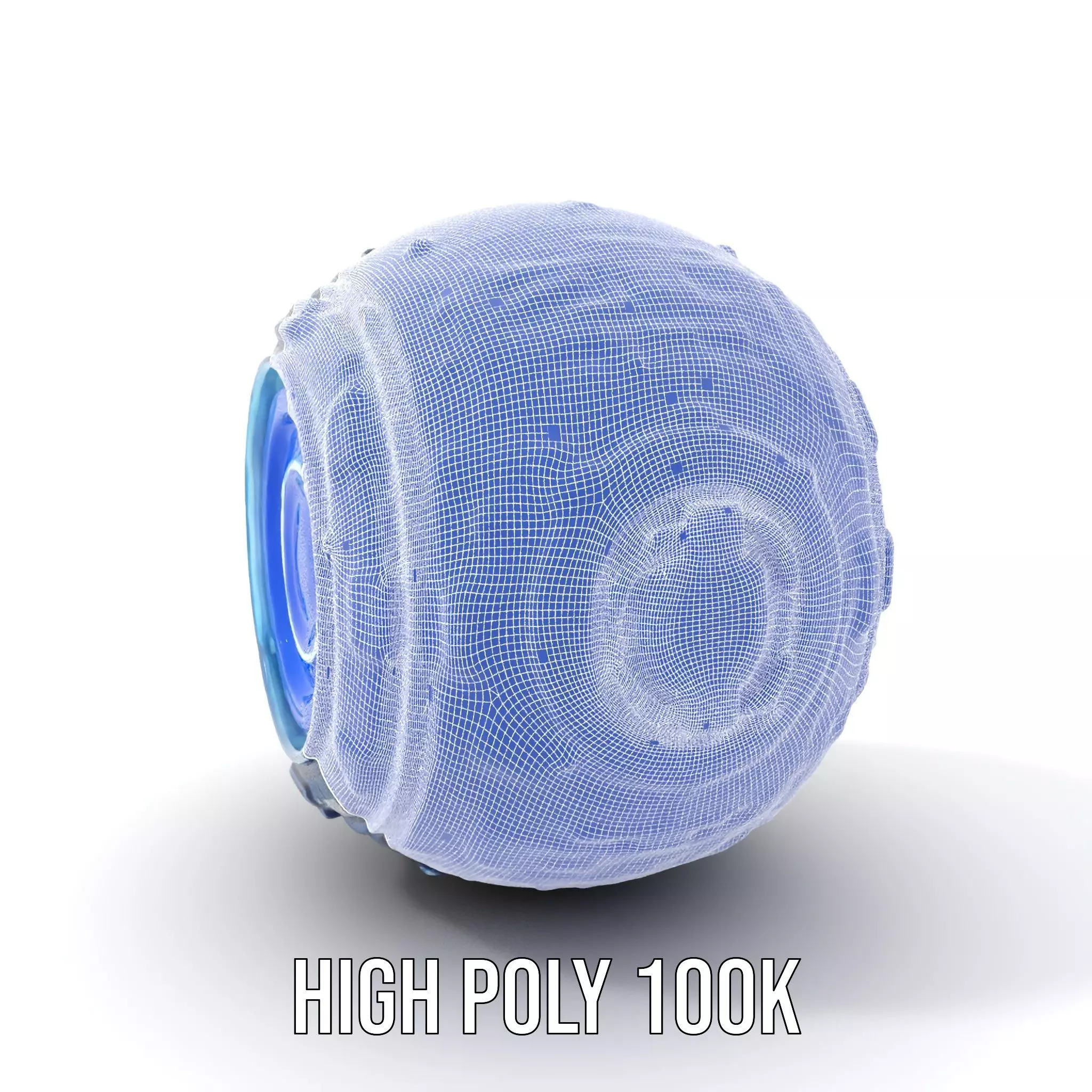 Futuristic Energy Sphere Model Pack Low-poly 3D model_4