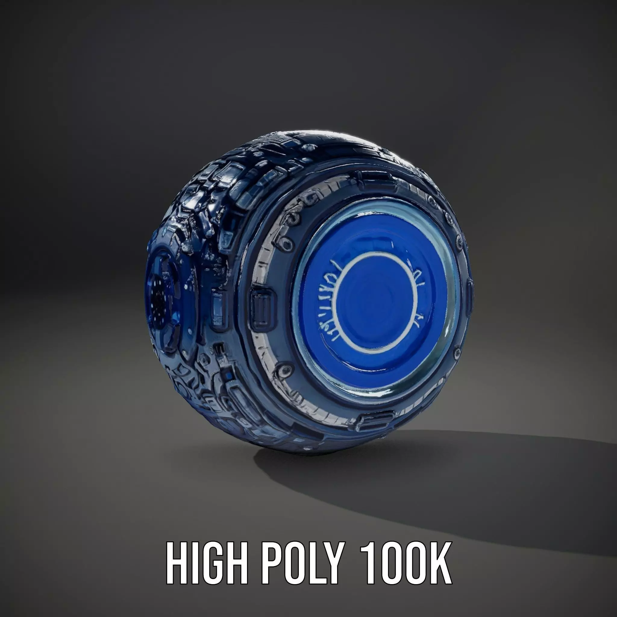 Futuristic Energy Sphere Model Pack Low-poly 3D model_10