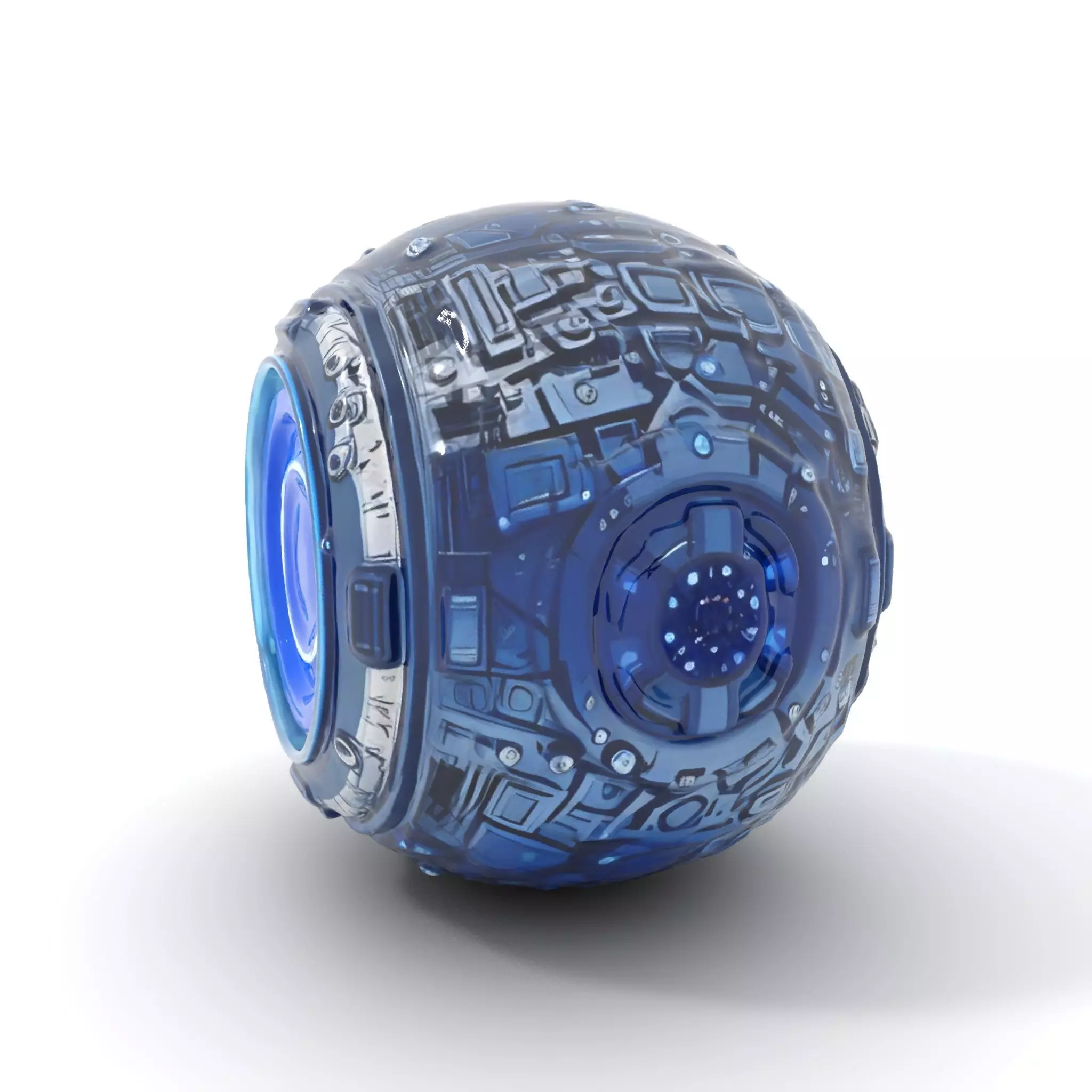 Futuristic Energy Sphere Model Pack Low-poly 3D model_0