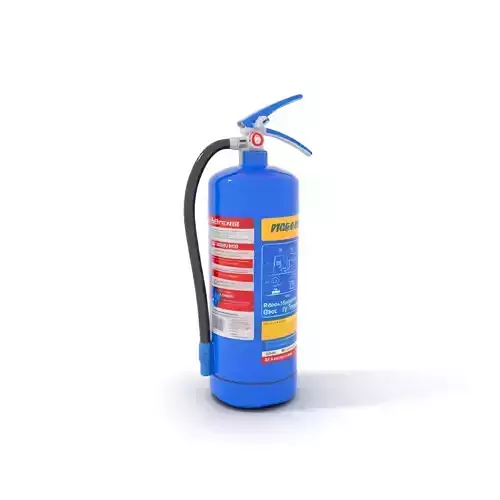 Blue Fire Extinguisher Model Pack Low-poly 3D model