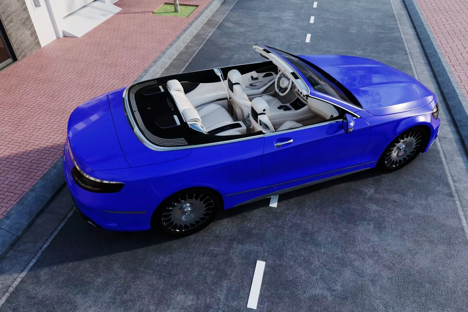 Mercedes Maybach Coupe Cabriolet 3D print model_0