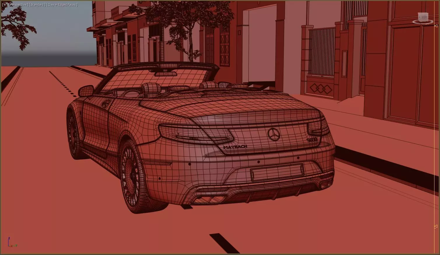 Mercedes Maybach Coupe Cabriolet 3D print model_11
