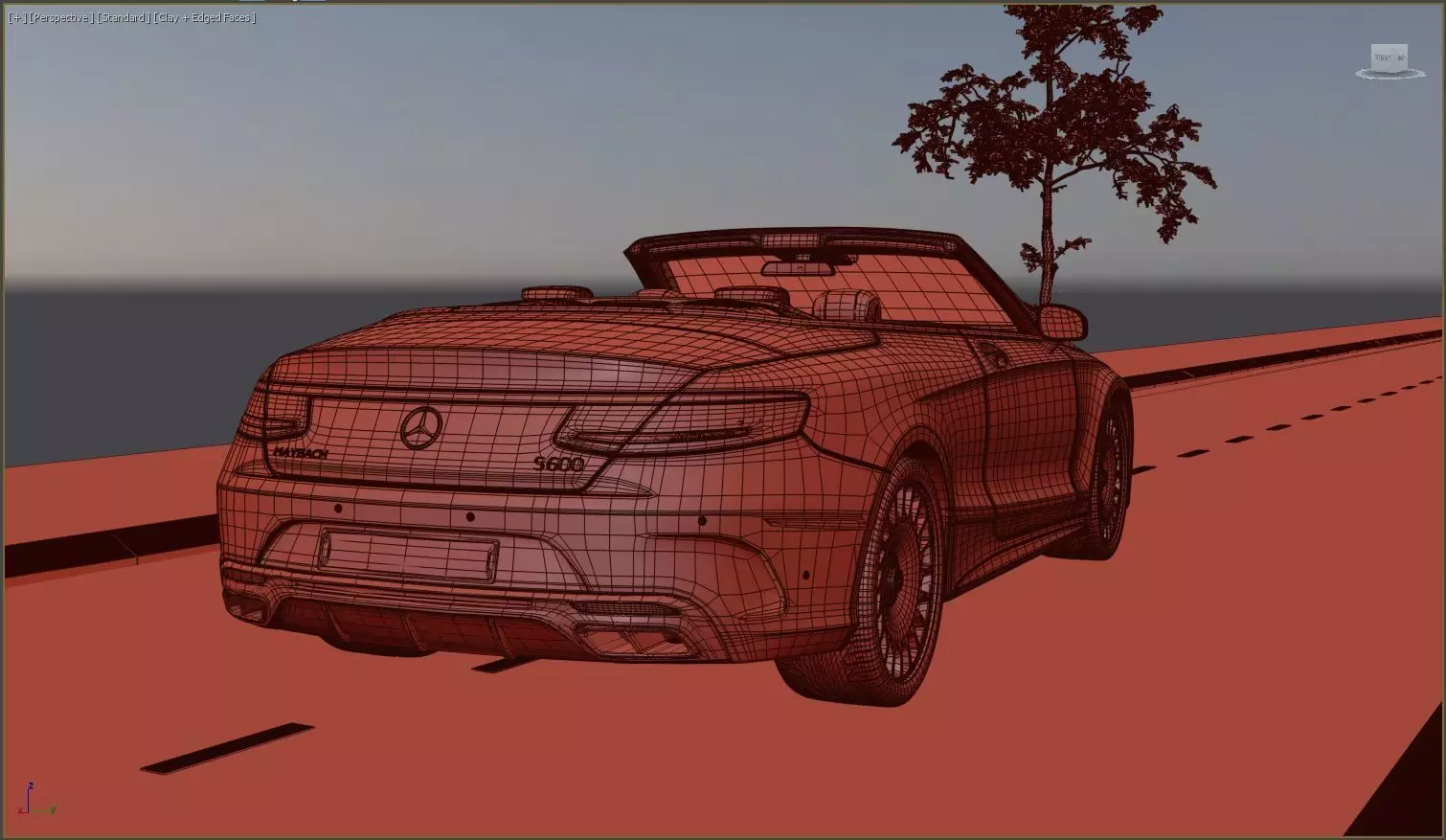 Mercedes Maybach Coupe Cabriolet 3D print model_12