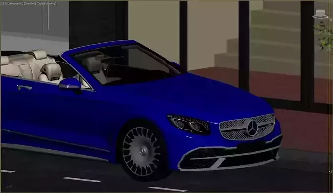 Mercedes Maybach Coupe Cabriolet 3D print model